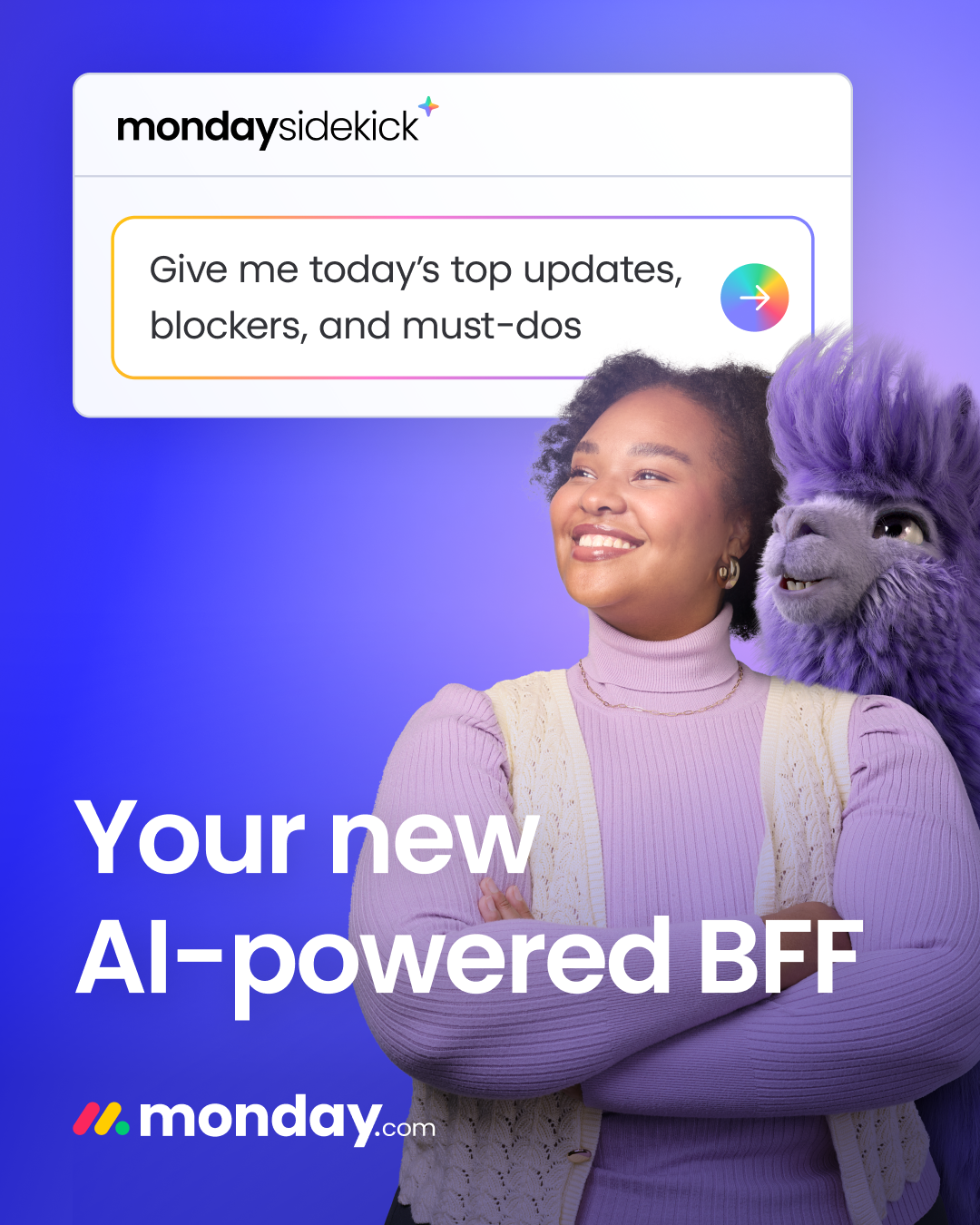 monday.com Facebook ad