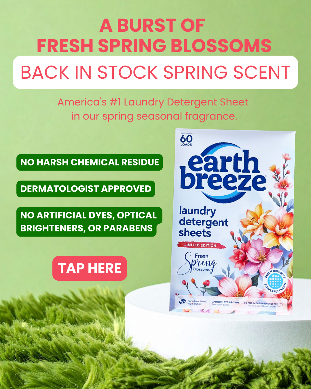 Earth Breeze Facebook ad