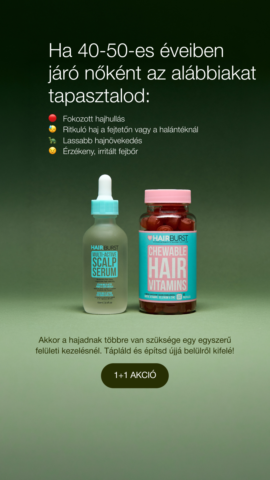 Hairburst Hungary Facebook ad