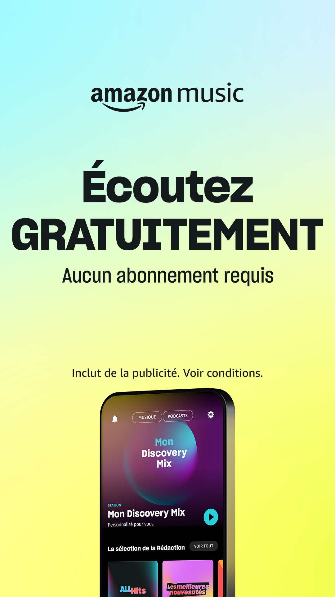 Amazon Music Facebook ad