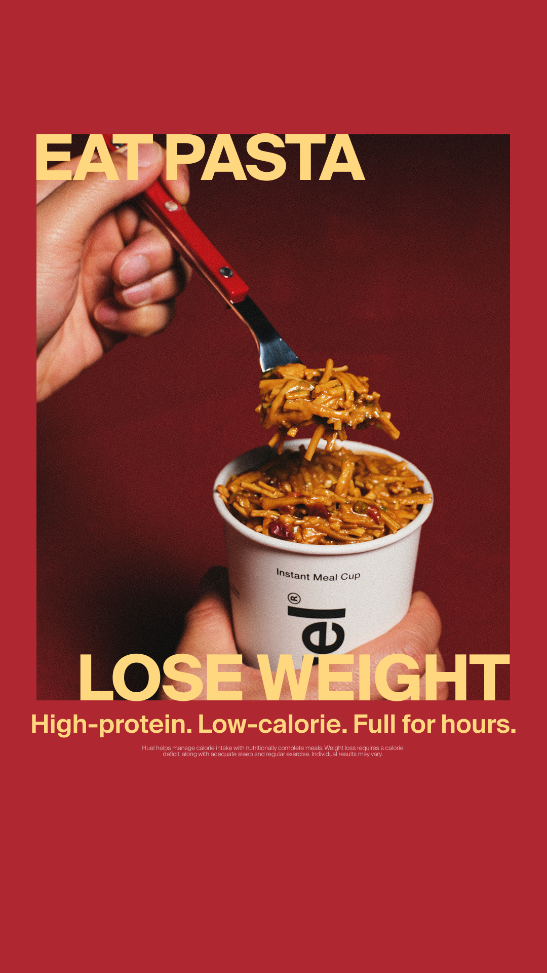 Huel Facebook ad