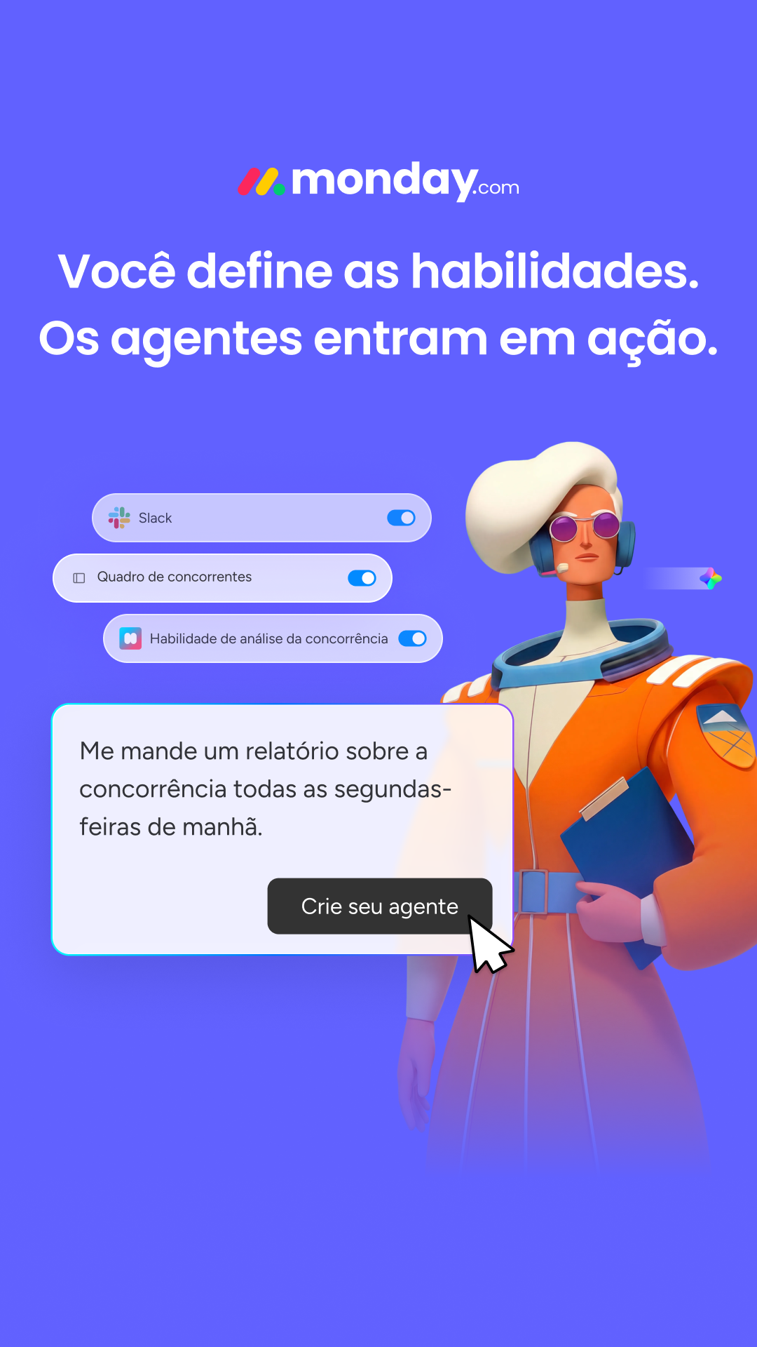 monday.com Facebook ad
