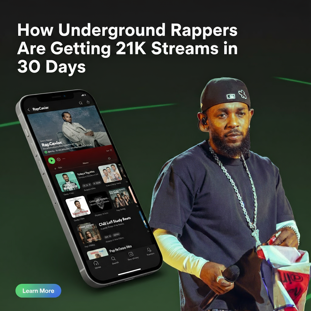 Playlist Booker Facebook ad