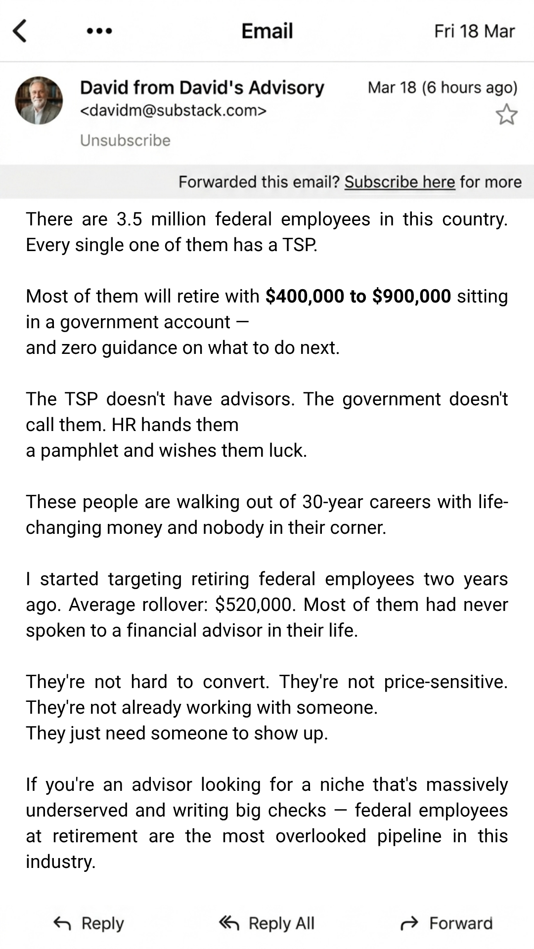 Annuity Leads On Demand Facebook ad: Millions in TSP Money. Not Enough Advisors Who Know How to…