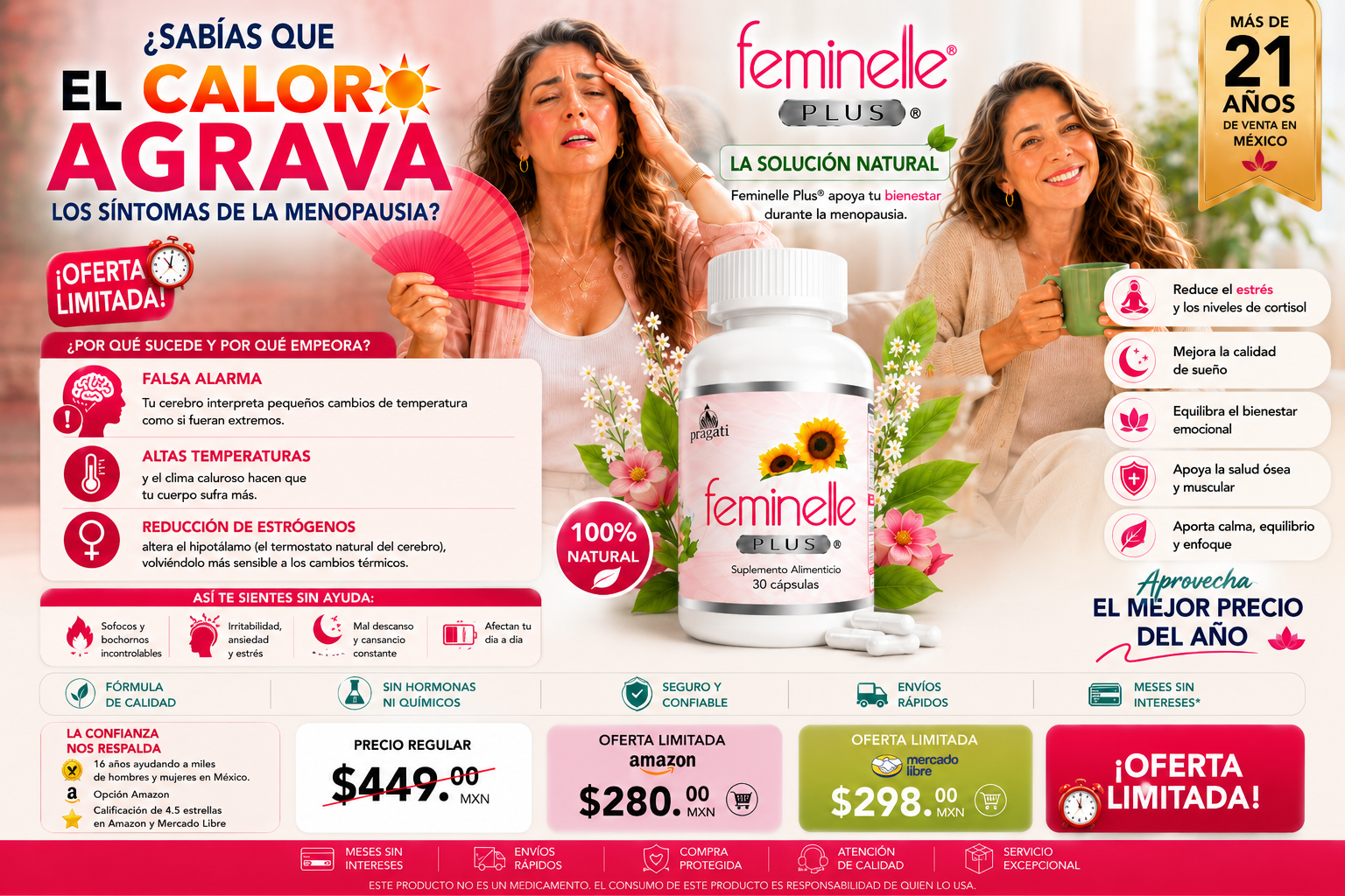 Feminelle Facebook ad: Feminelle Plus
