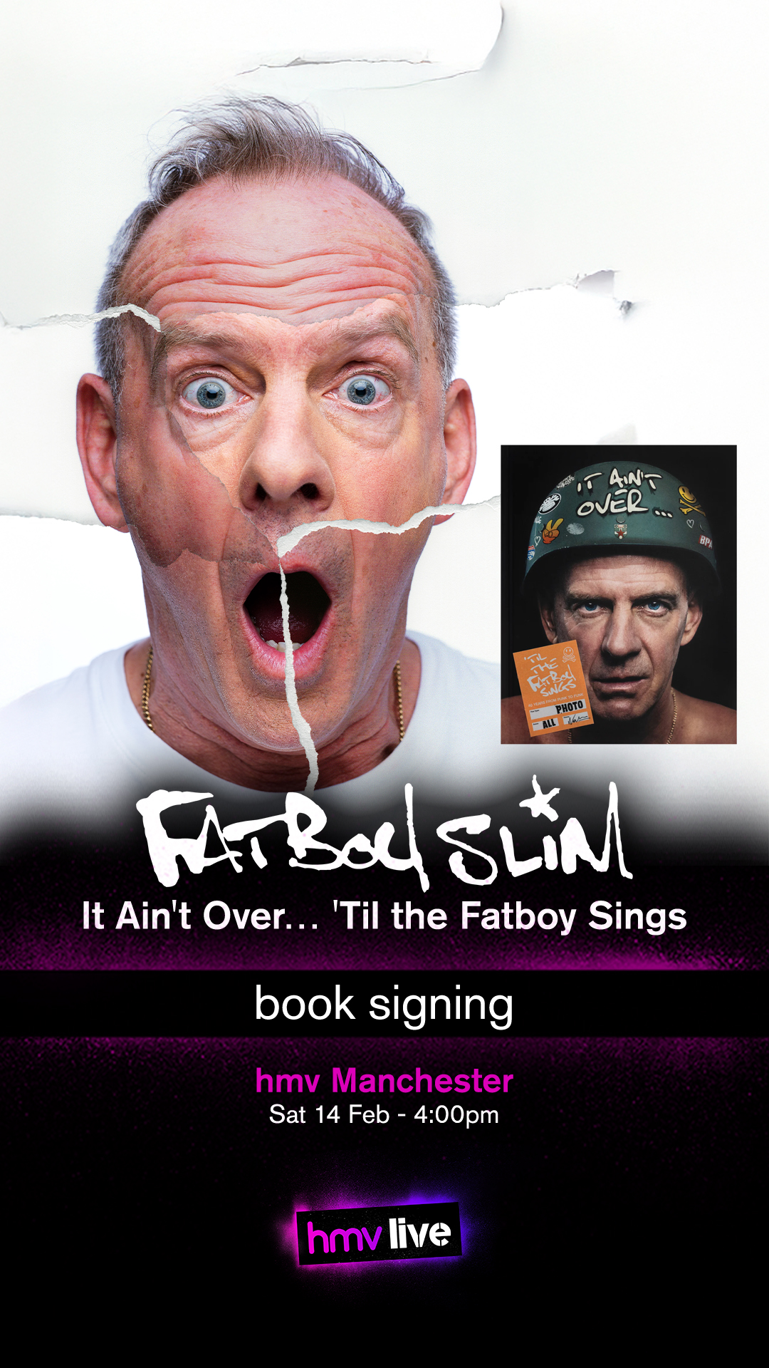 Fatboy Slim Facebook ad