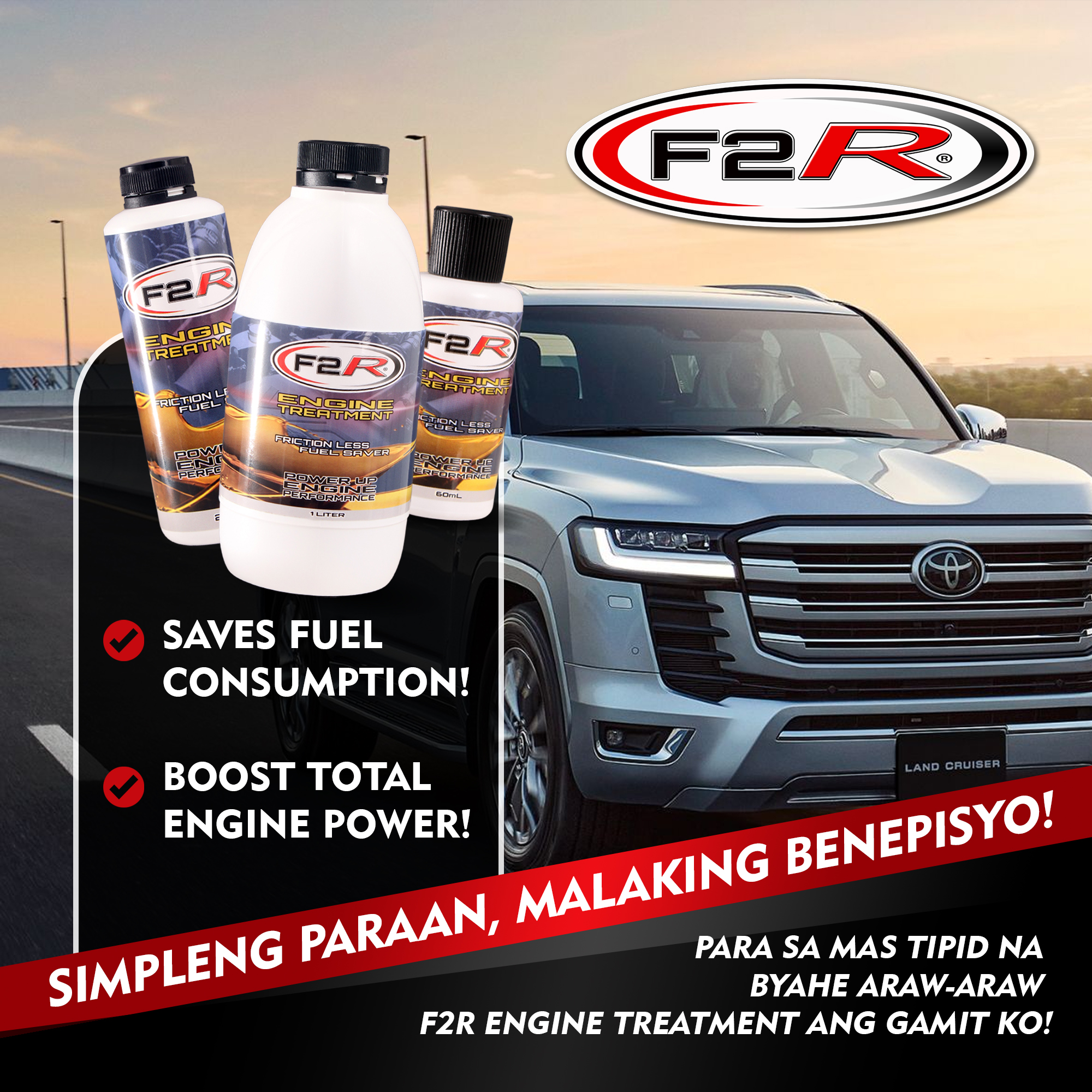 F2R Engine Treatment - Metro Manila Facebook ad
