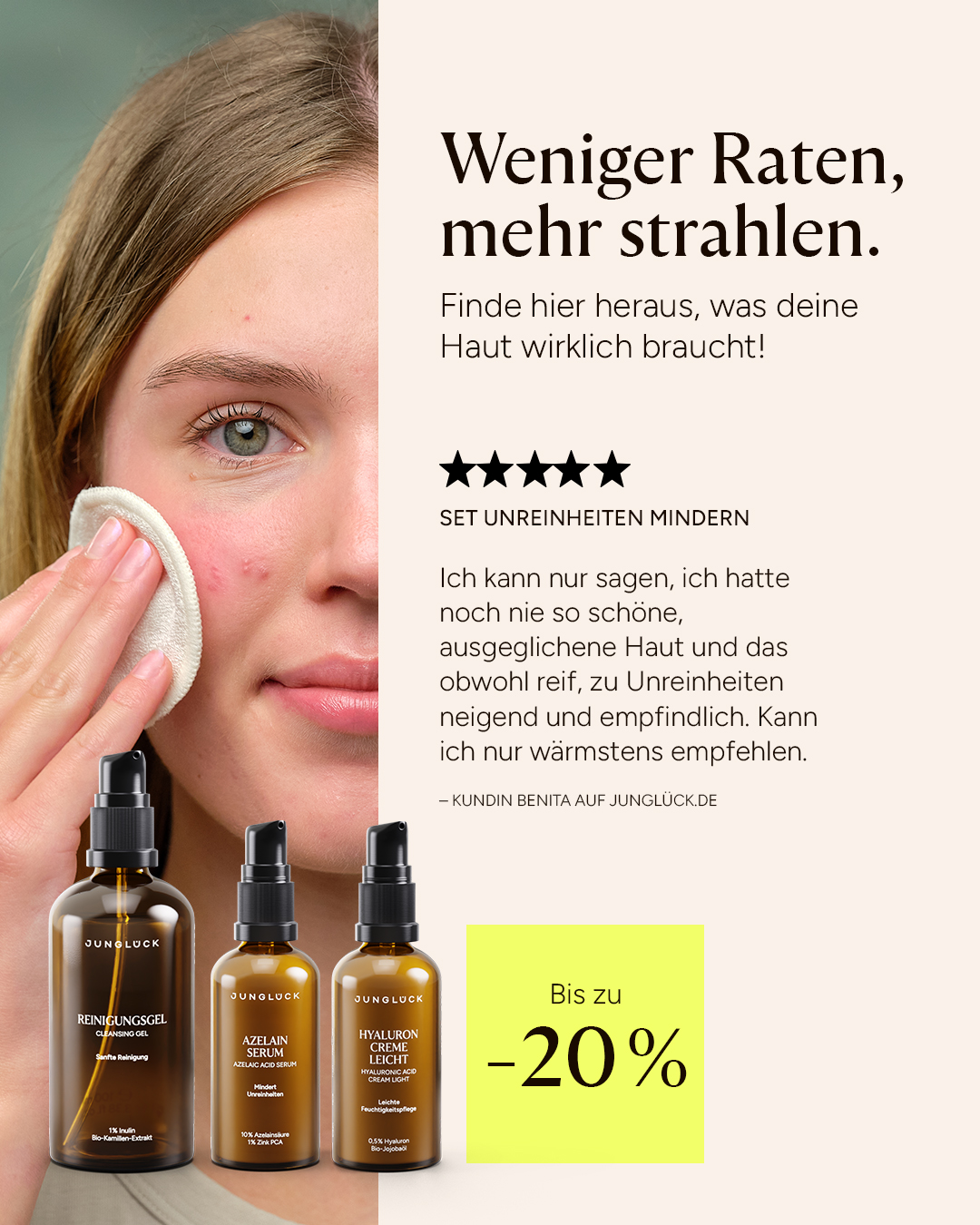 Junglück Facebook ad