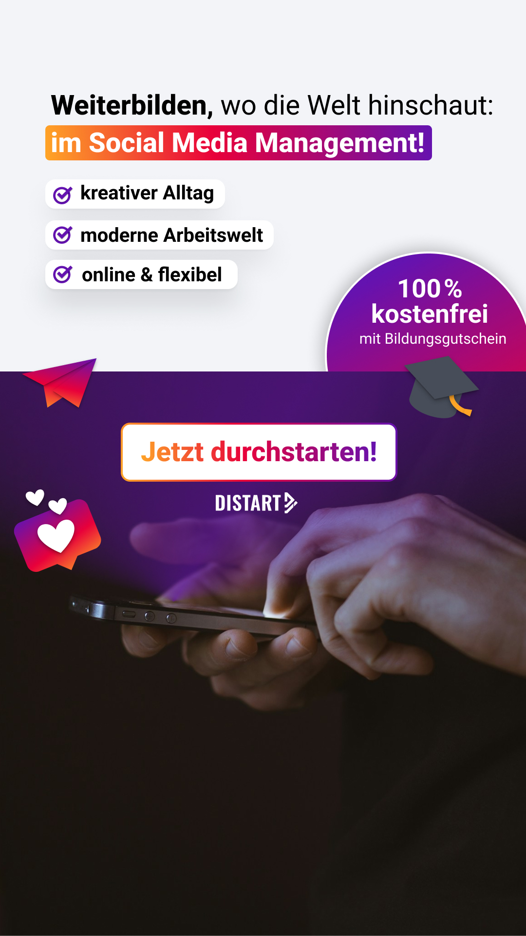 Distart Facebook ad