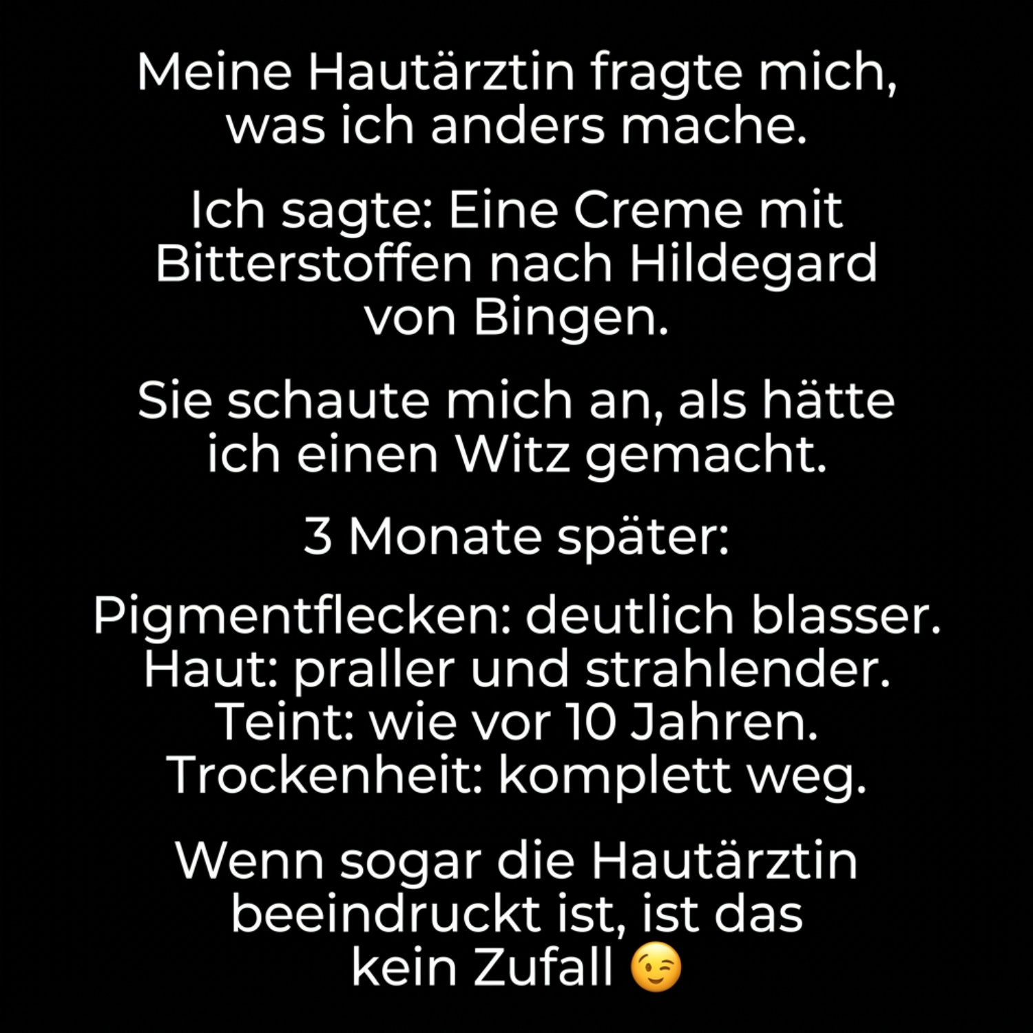 Apotheken-Ratgeber Facebook ad: Pigmentflecken mit 50? Das ist KEIN Schicksal.