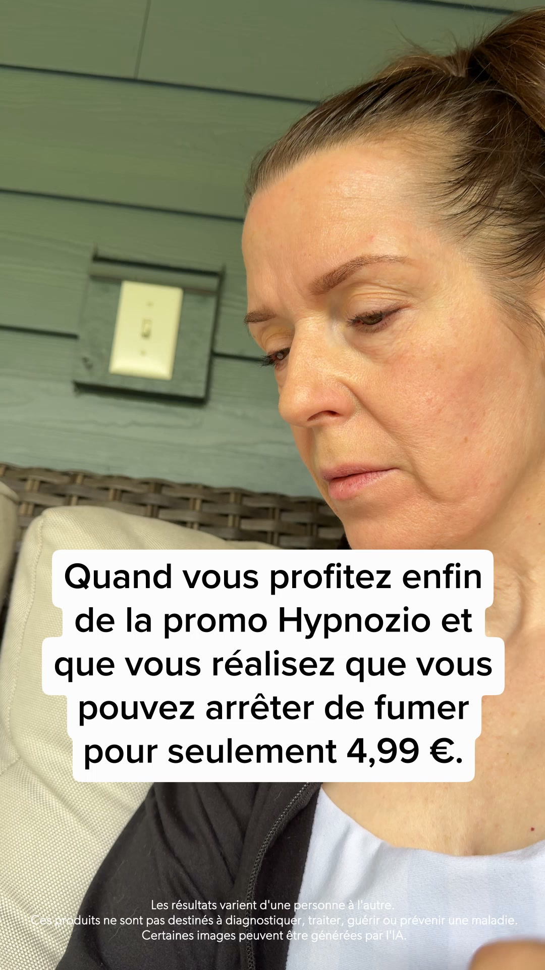 Hypnozio: power of hypnotherapy Facebook ad: Arrêter de fumer d'une manière qui semble vraiment facile