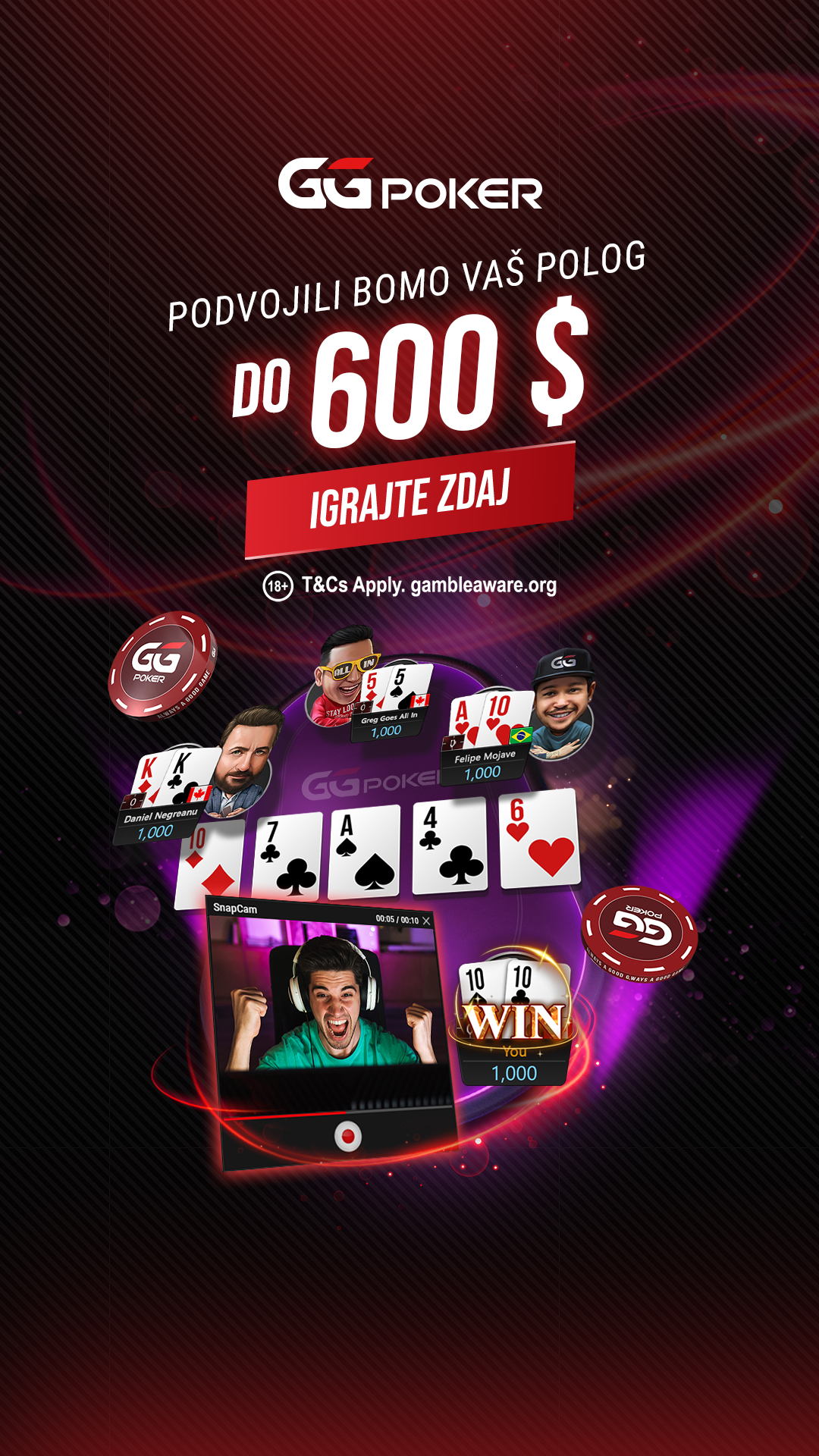 GGPoker Facebook ad