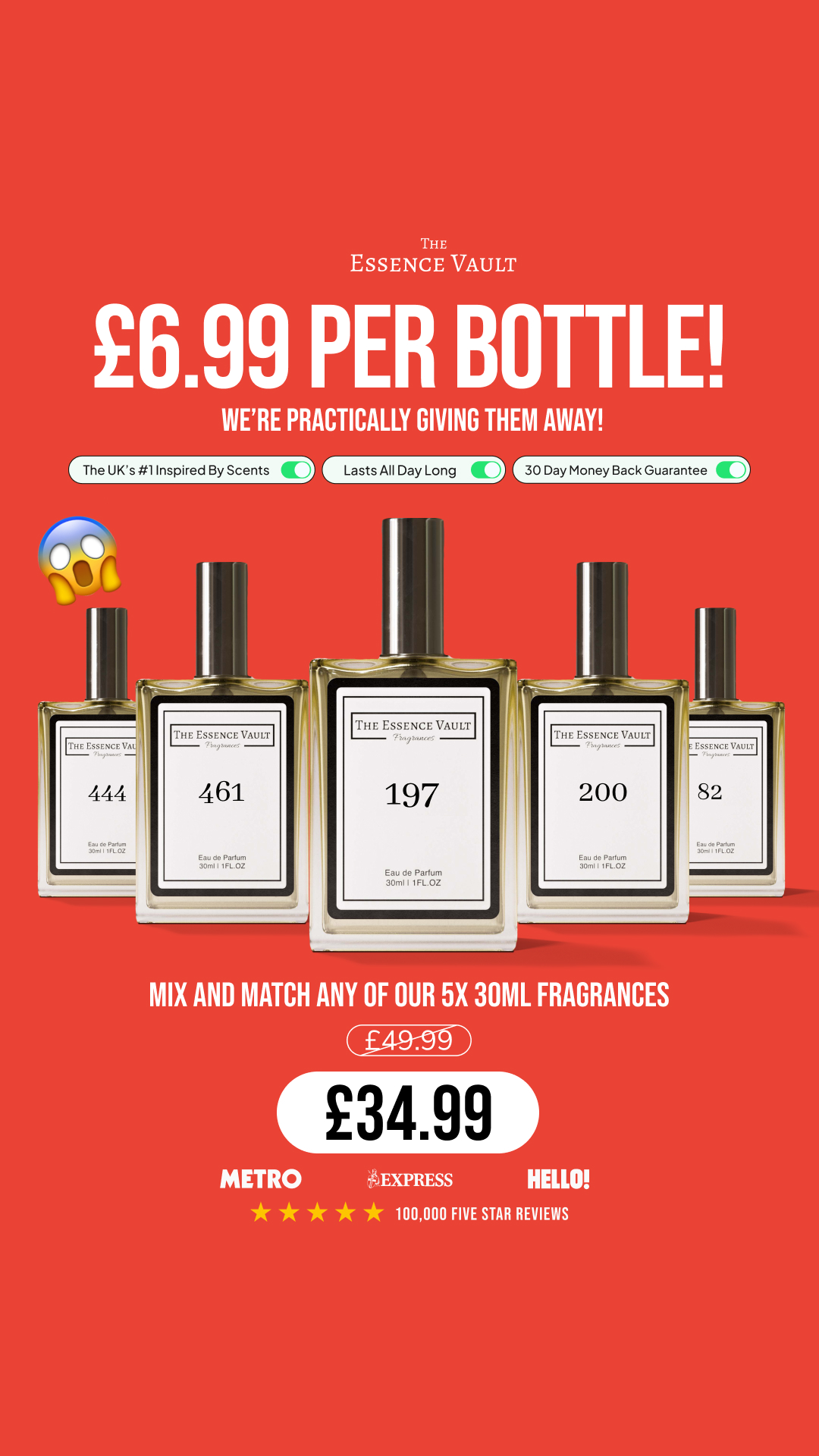 The Essence Vault Facebook ad