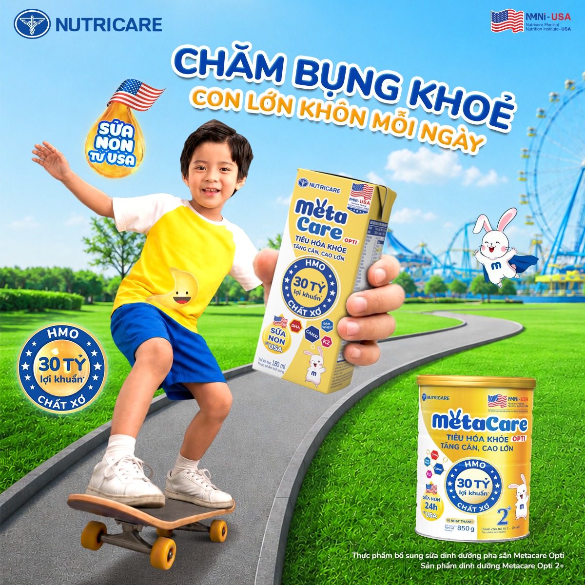 Metacare - Bé tăng cân, cao lớn Facebook ad