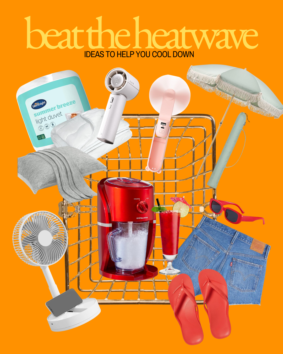 thefoldinglady Facebook ad: keep cool products