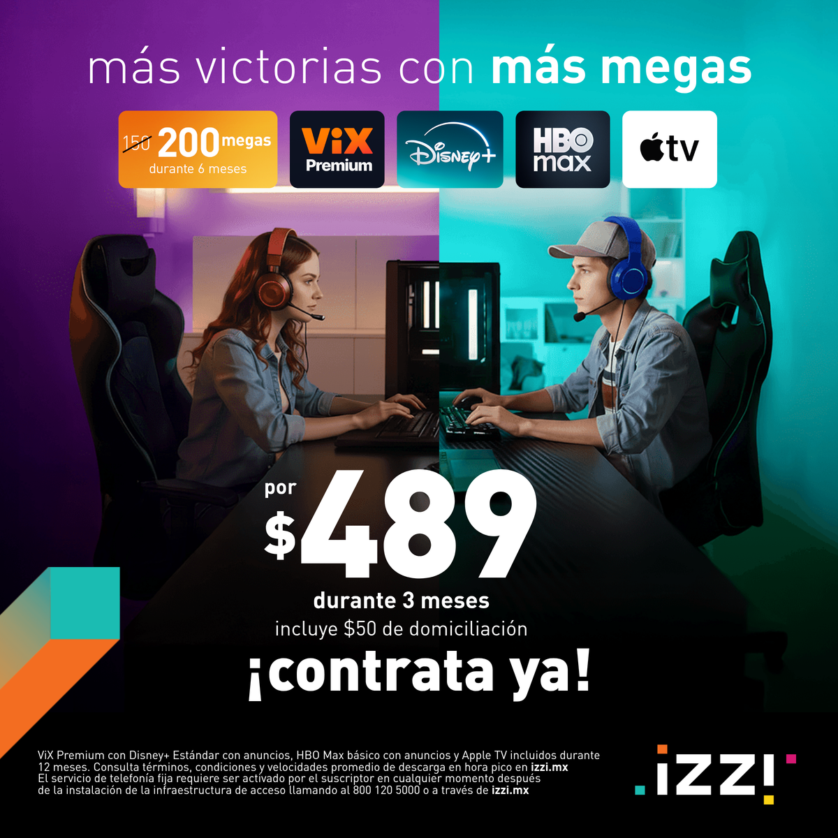izzi telecom Facebook ad