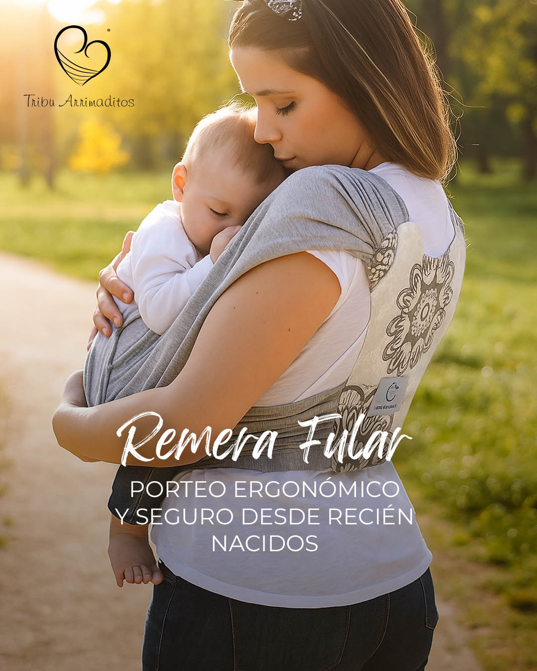 Tribu Arrimaditos Facebook ad: Llevar a tu bebé cerca nunca fue tan…