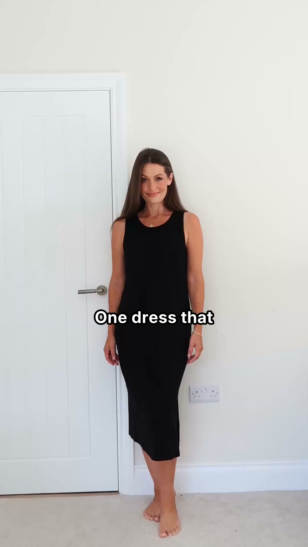 Unbound Merino Facebook ad: Seven Looks. One Travel Dress.