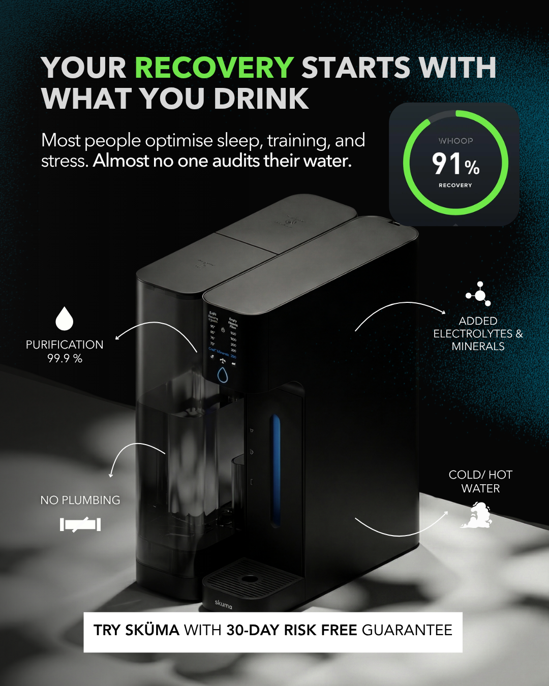 Sküma Water Facebook ad