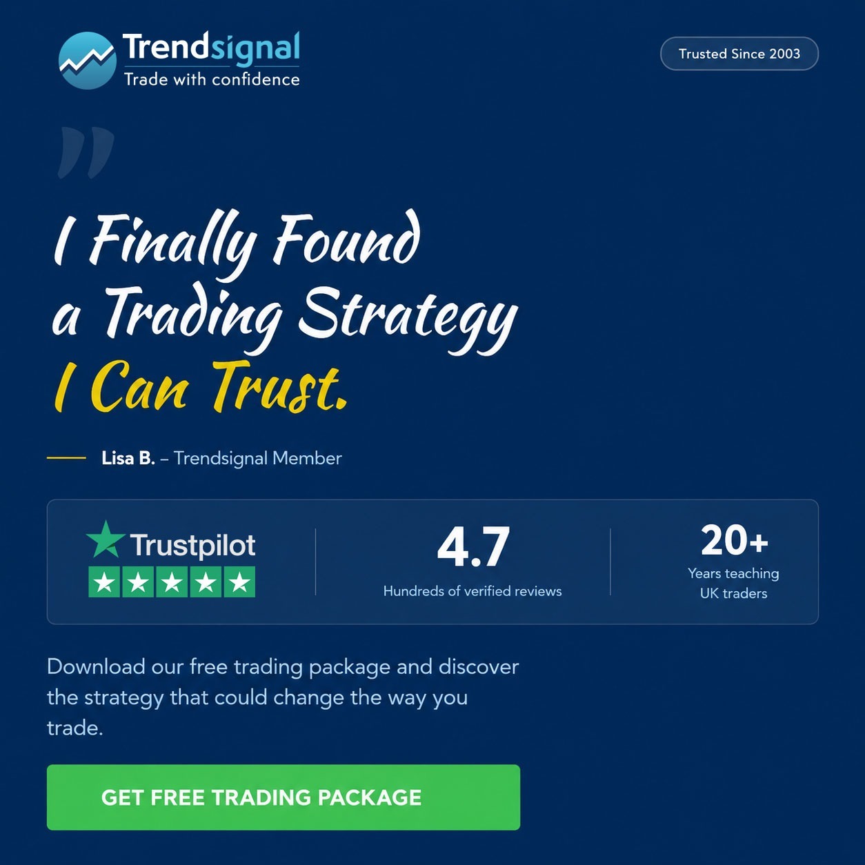 Trendsignal Facebook ad