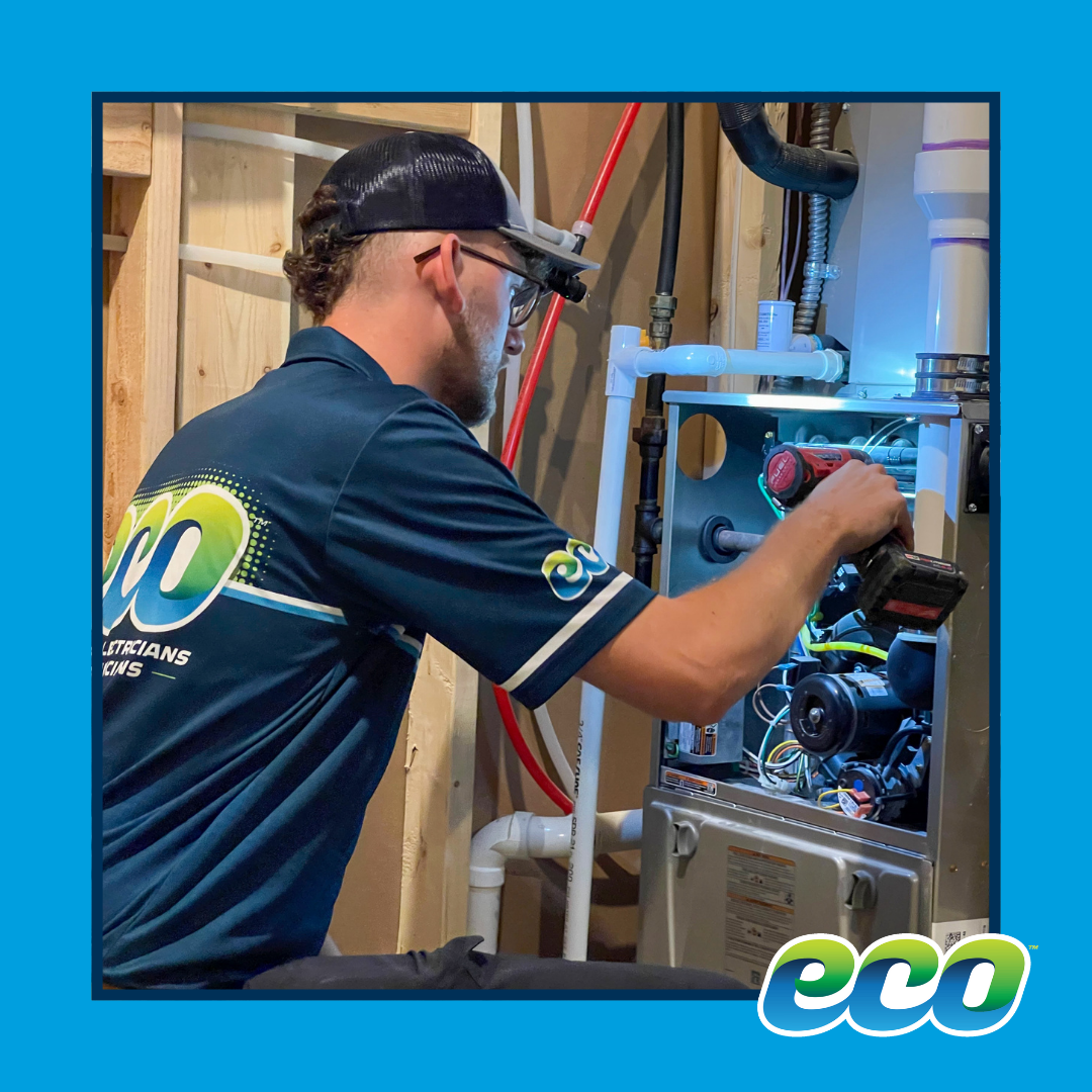 Eco Plumbers, Electricians, and HVAC Technicians Facebook ad