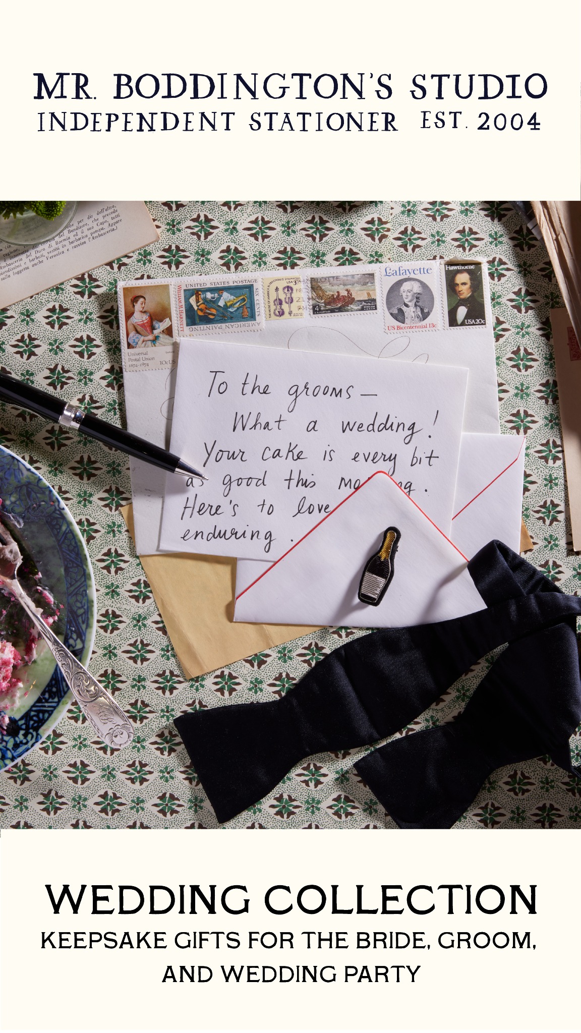 Mr. Boddington's Studio Facebook ad: New Wedding Collection is Here!