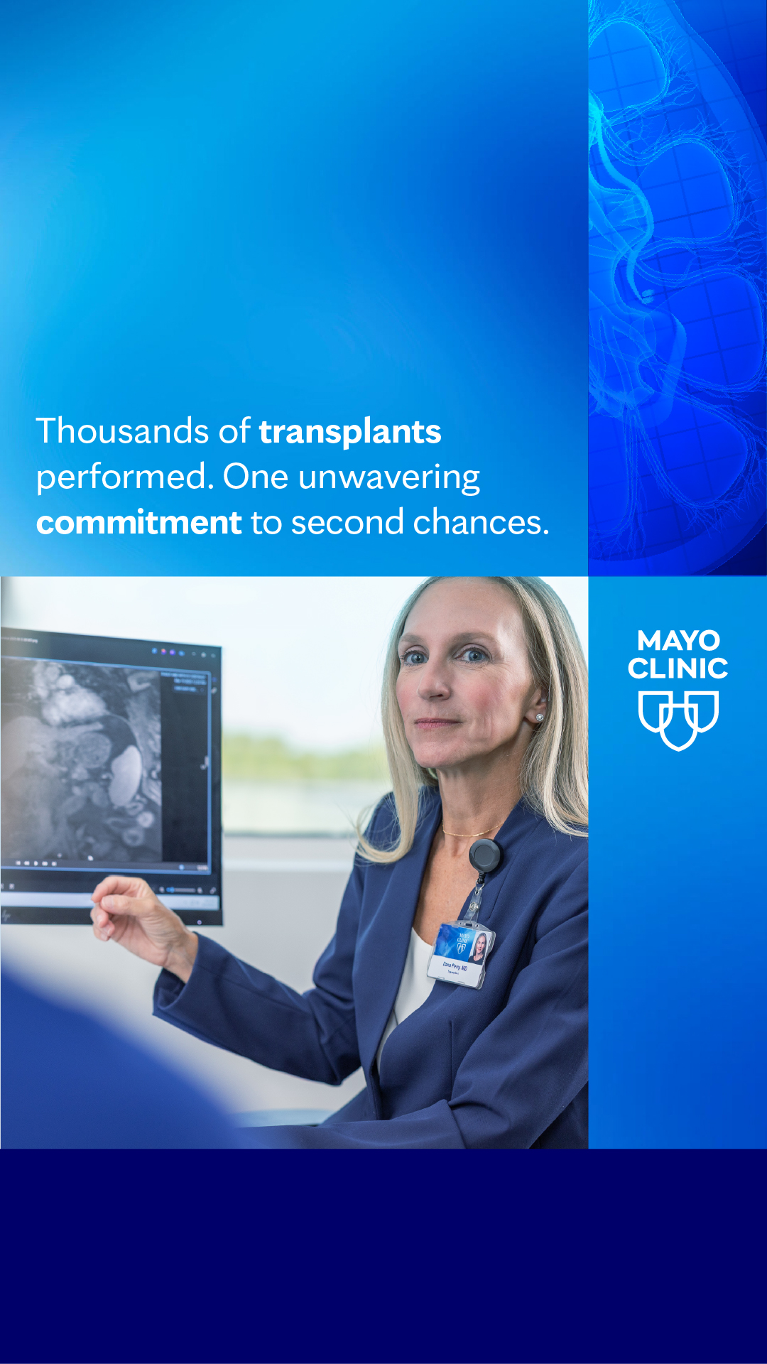 Transplantation at Mayo Clinic Facebook ad
