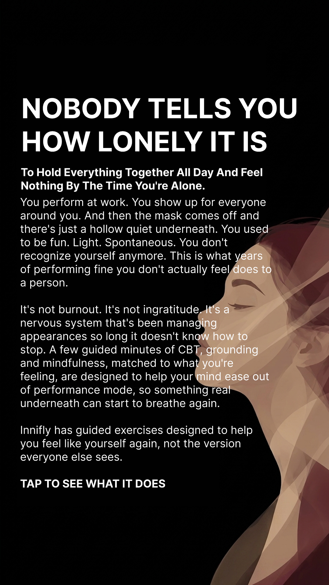 Innifly: Begin Your Self-Discovery Facebook ad: Try it now --->