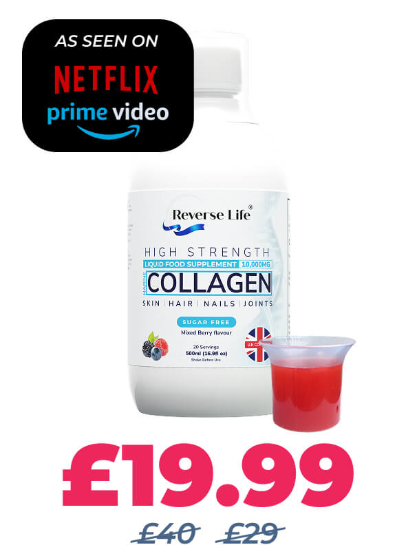 Reverse Life Facebook ad: Why is THIS The UK’s #1 Collagen Drink?