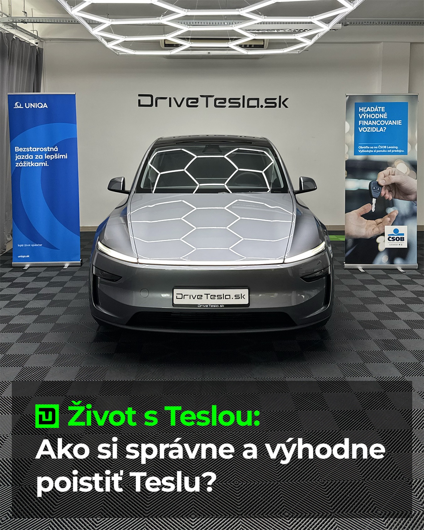 DriveTesla.sk Facebook ad: Ako si správne poistiť Teslu?