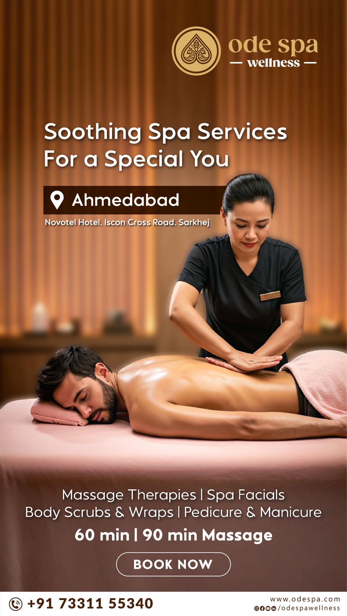 Ode Spa Wellness Facebook ad
