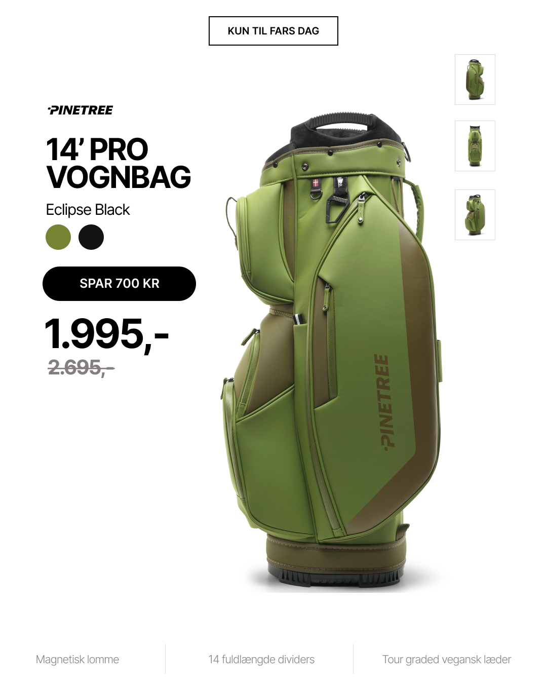Pinetree Golf Facebook ad