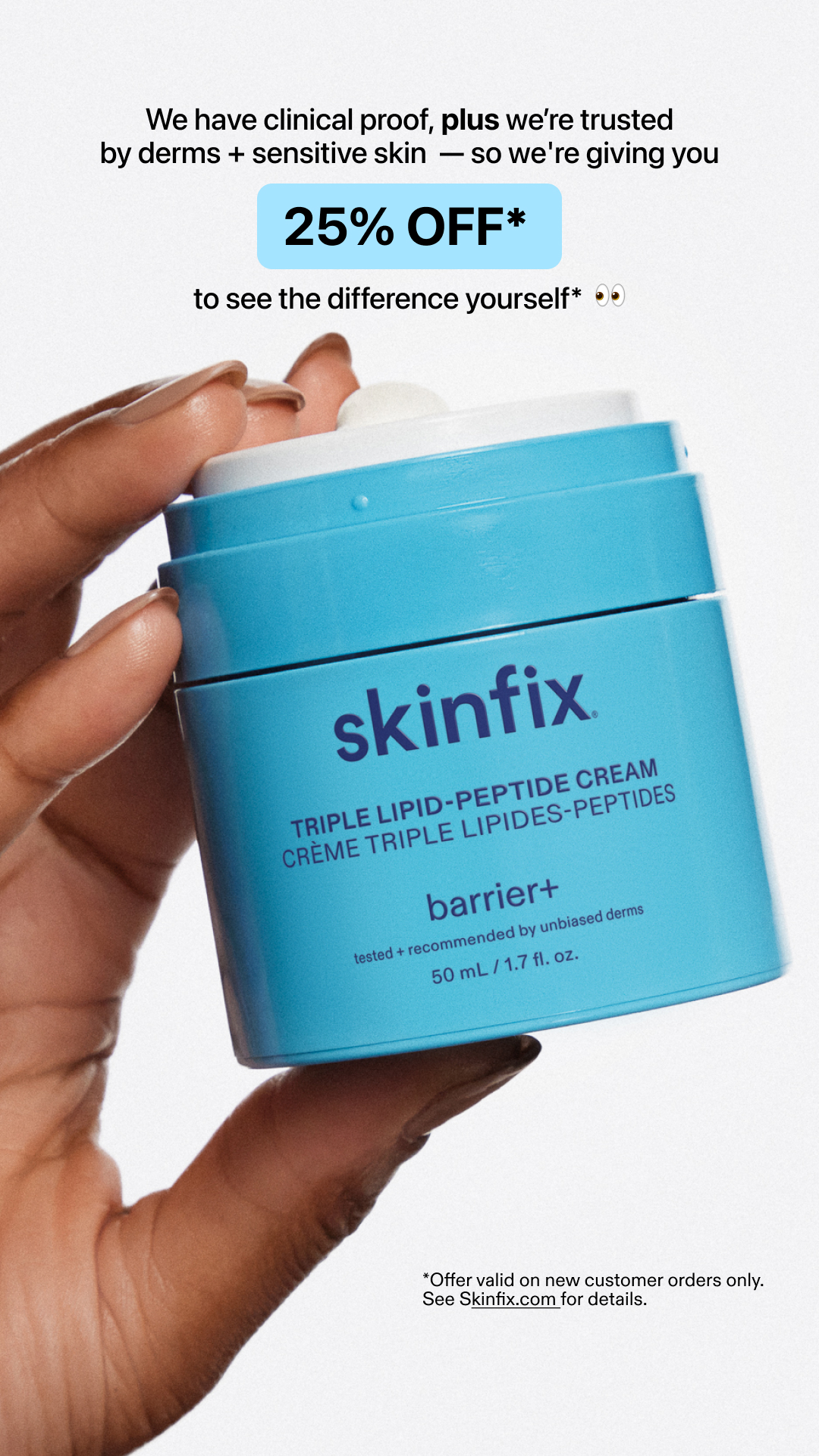 Skinfix Inc. Facebook ad