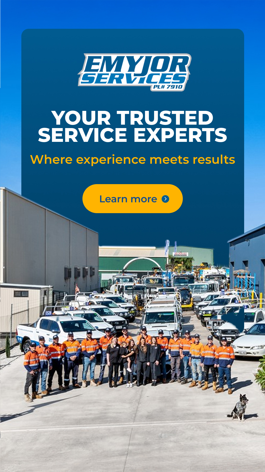 Emyjor Services Facebook ad from Feb 17, 2026