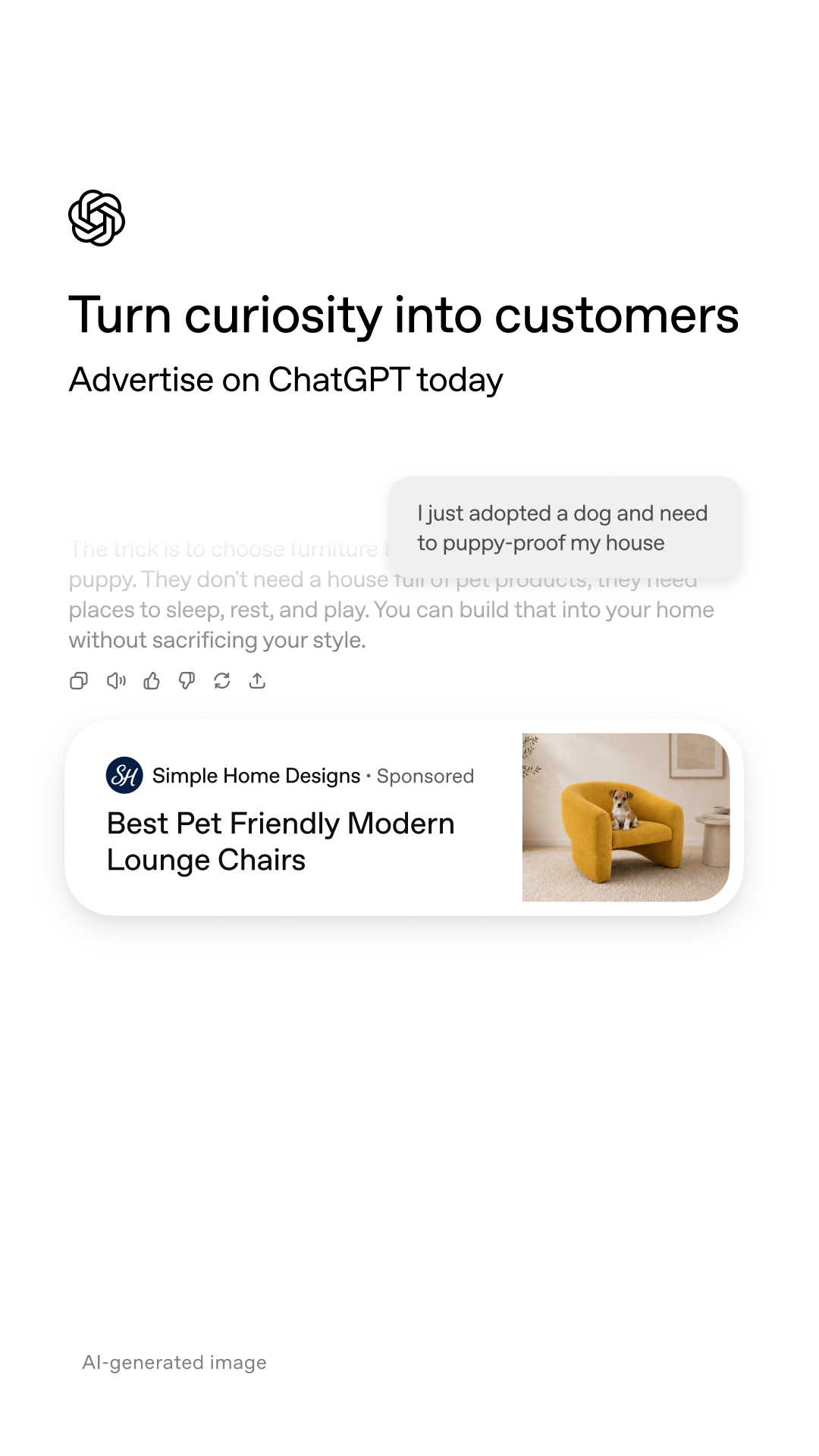 ChatGPT Facebook ad