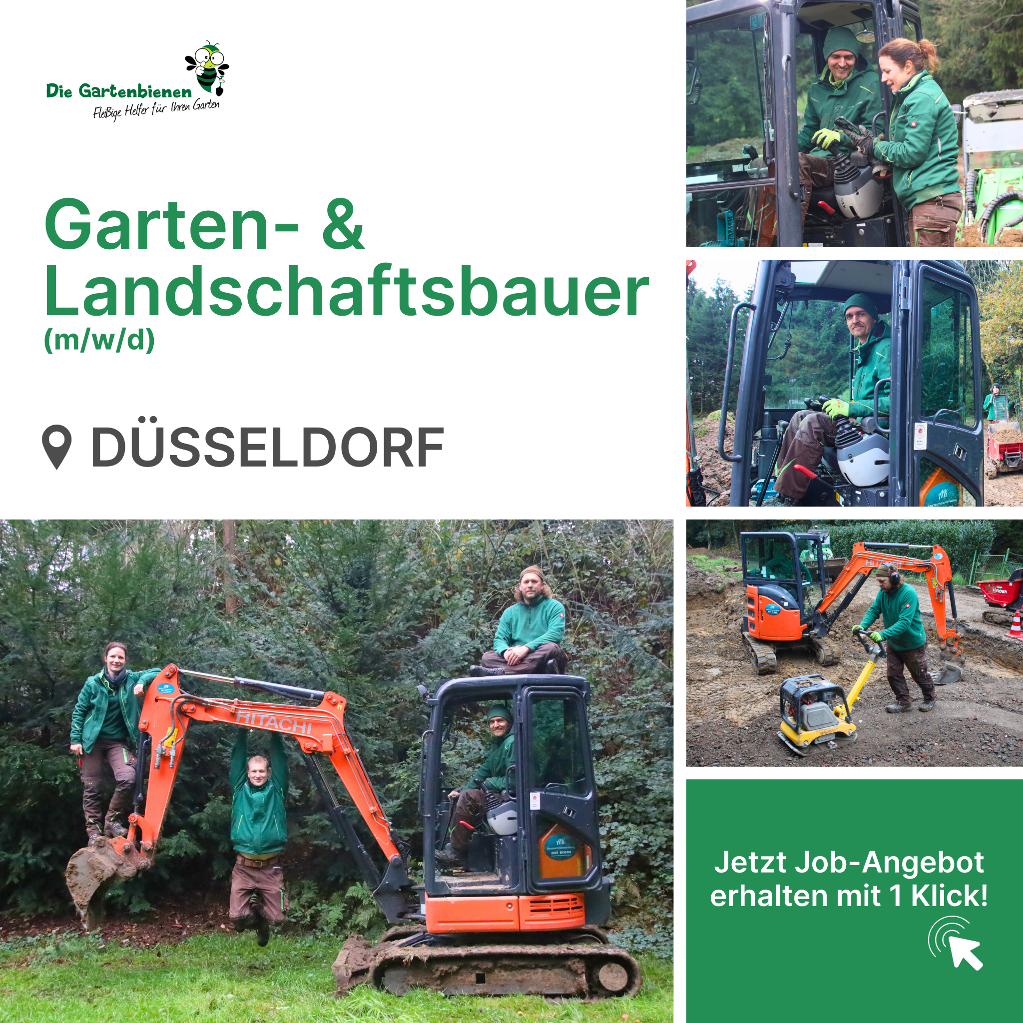 Candidate Flow Jobs Galabau Facebook ad: Du möchtest ein unwiderstehliches Job-Angebot?
