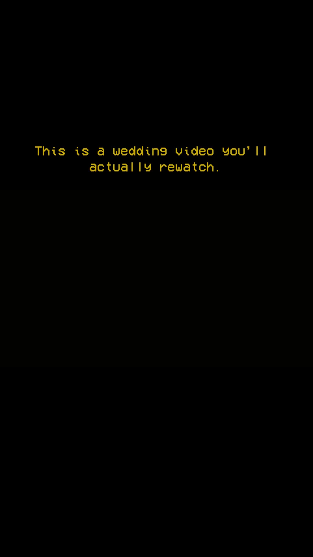 Rain On Your Wedding Day Facebook ad: A Wedding Video That Feels Lived In