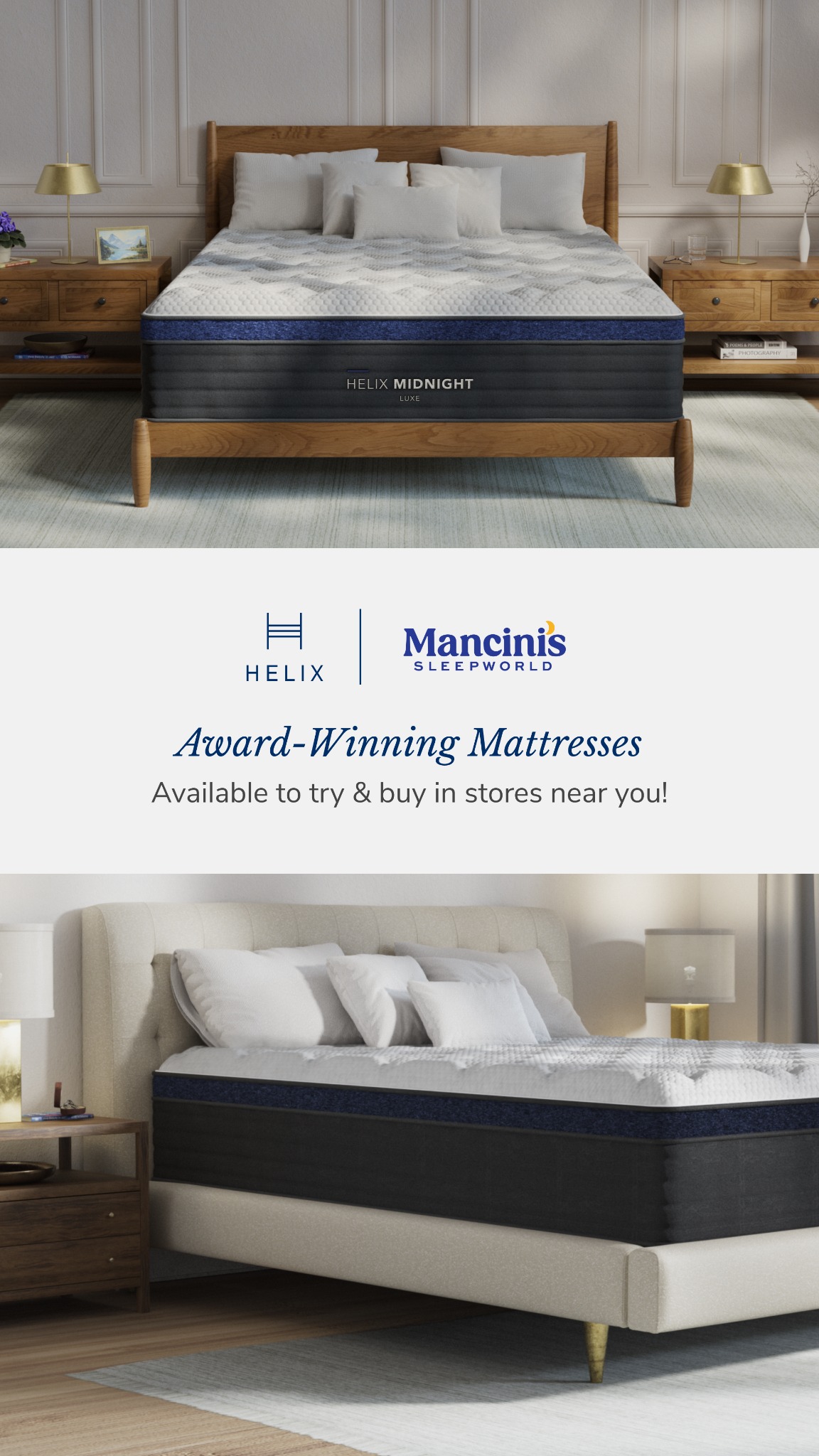 Helix Sleep Facebook ad
