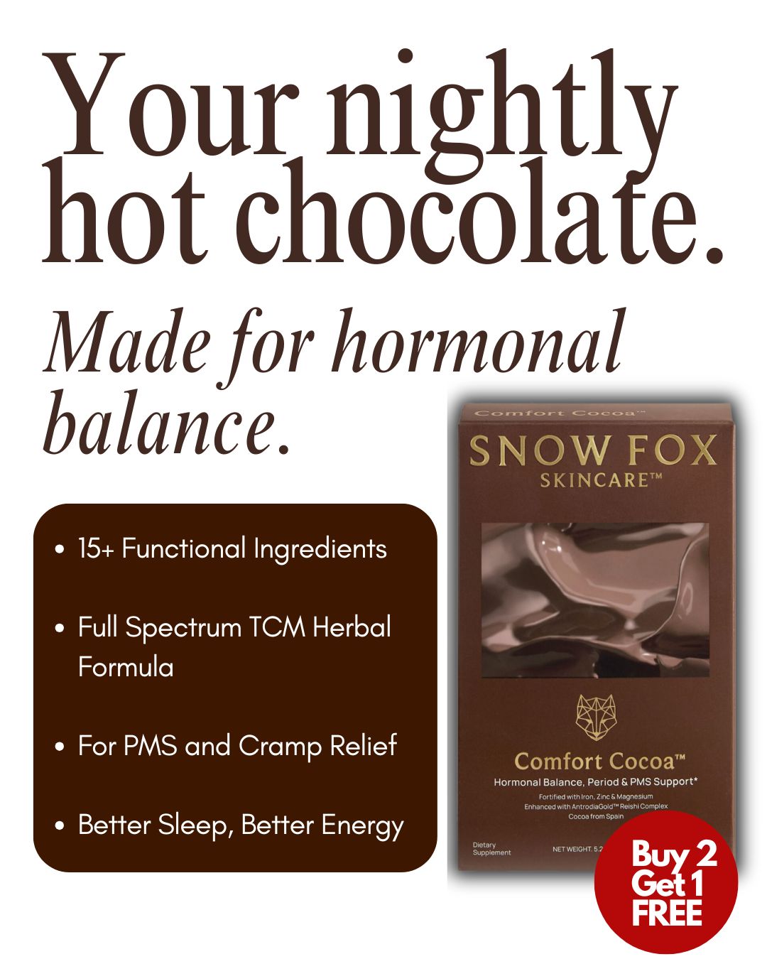 Snow Fox Skincare Facebook ad