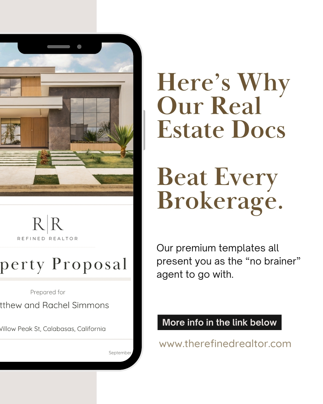Refined Realtor Facebook ad