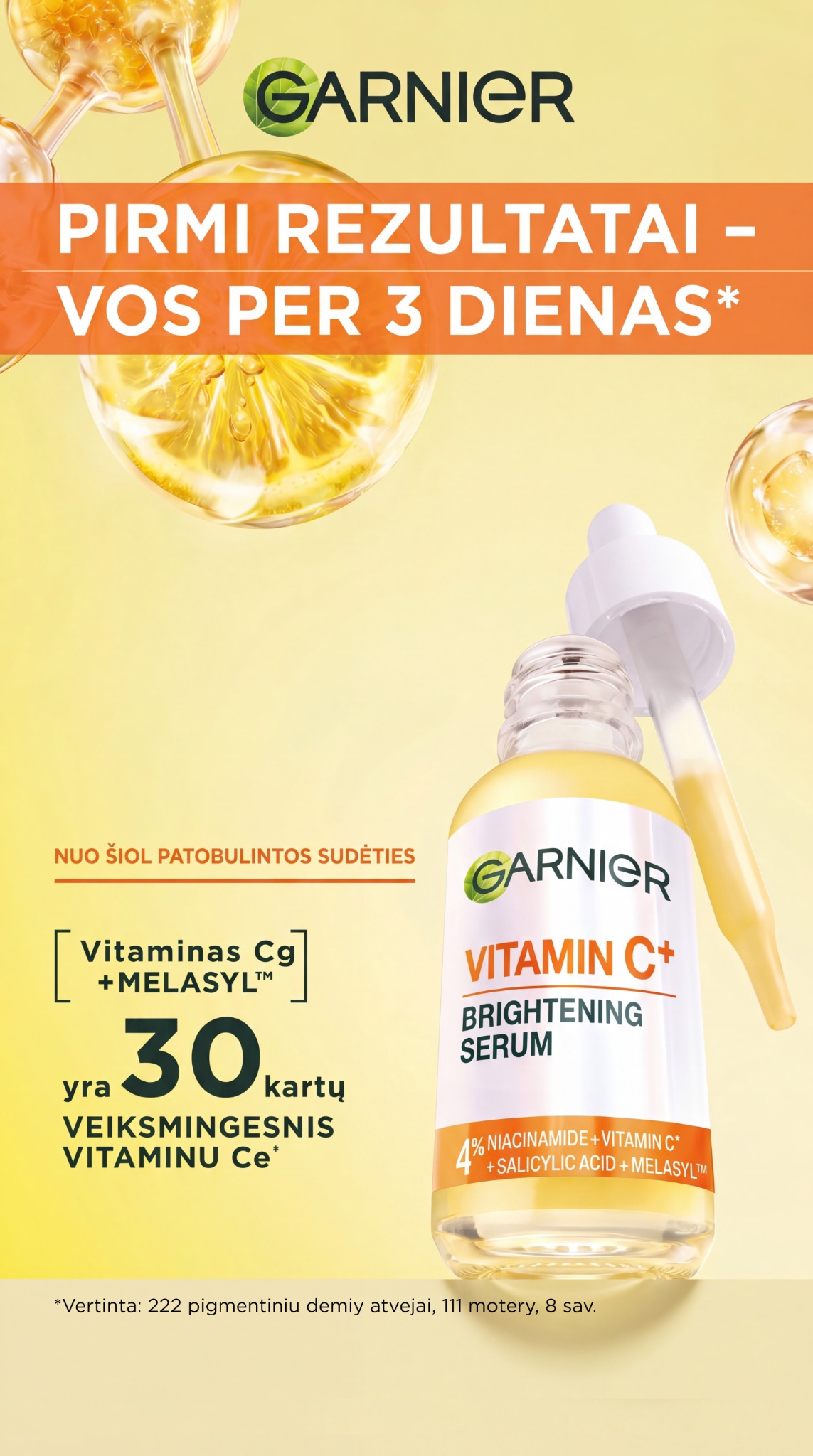Garnier Facebook ad