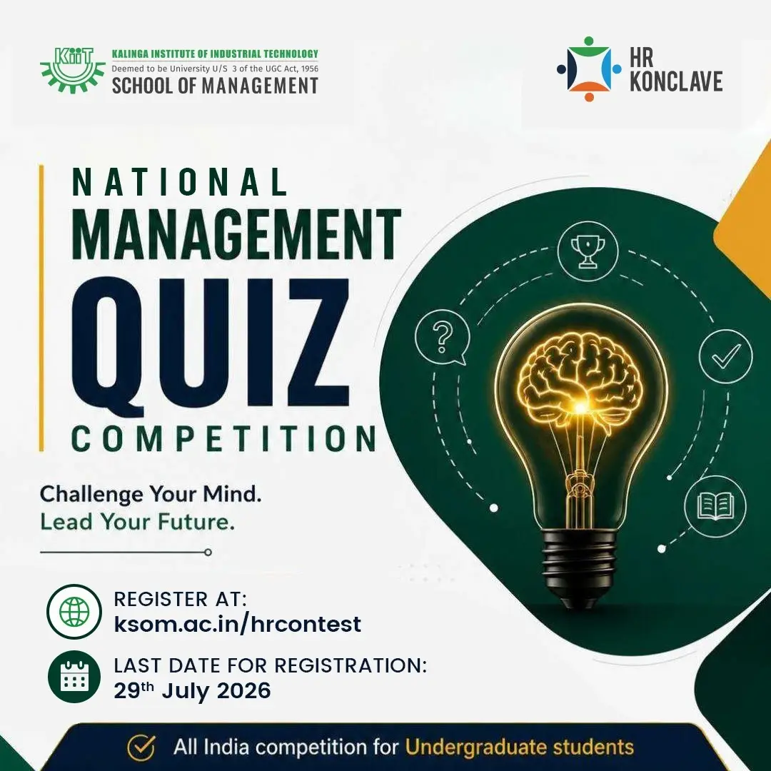 KIIT School of Management - KSOM Facebook ad