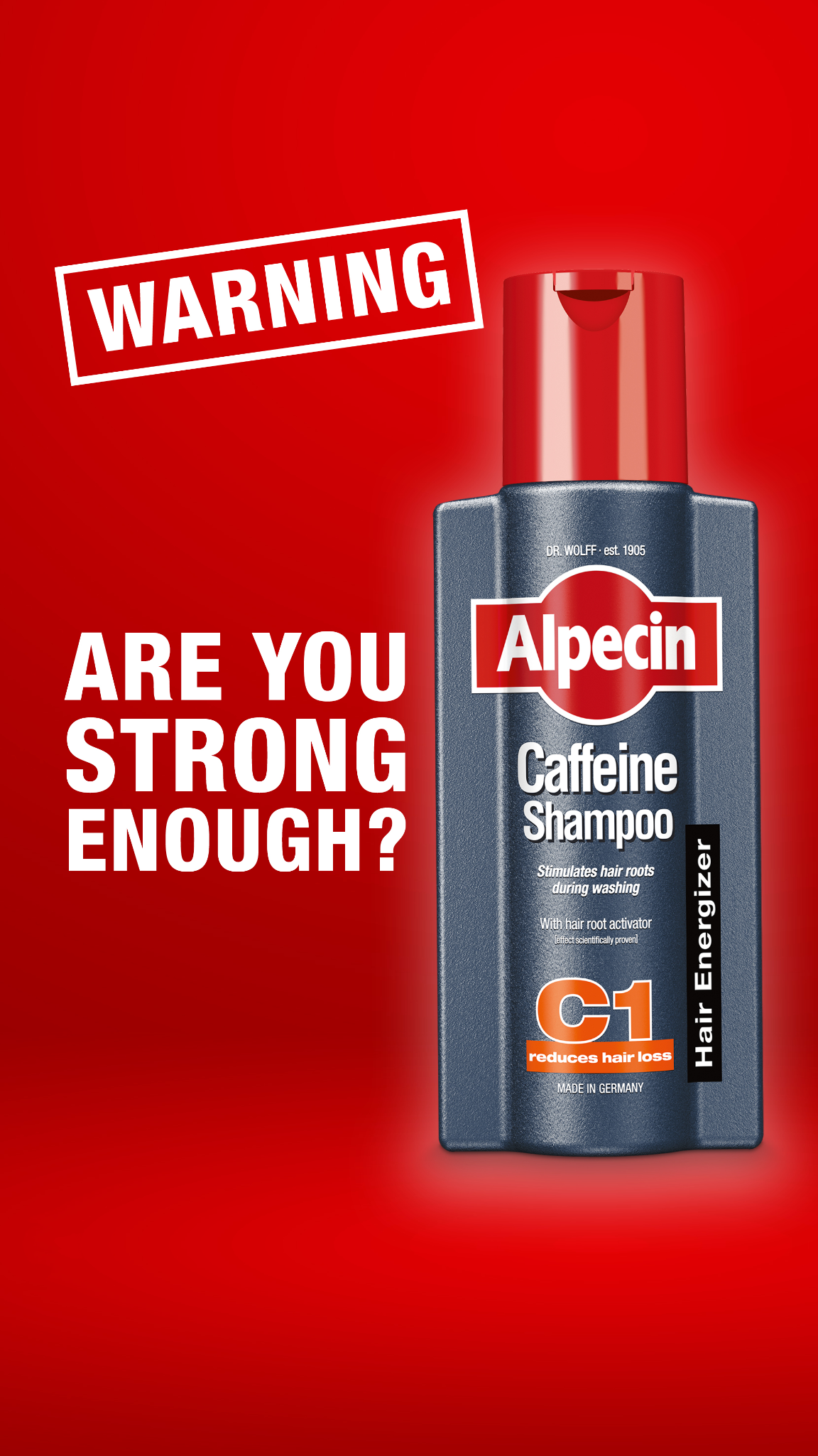 Alpecin Facebook ad
