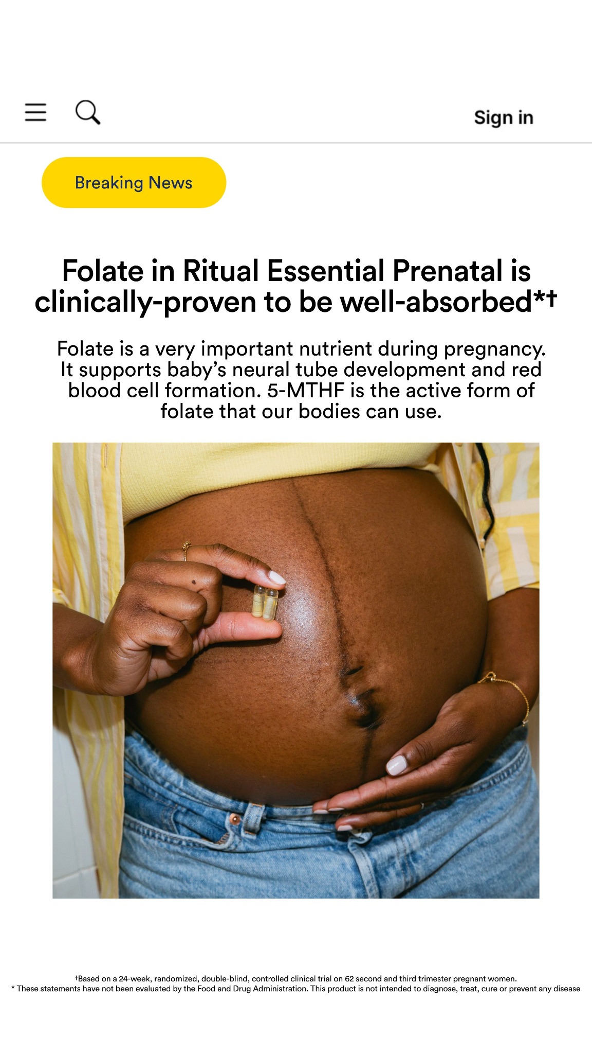 Ritual Facebook ad