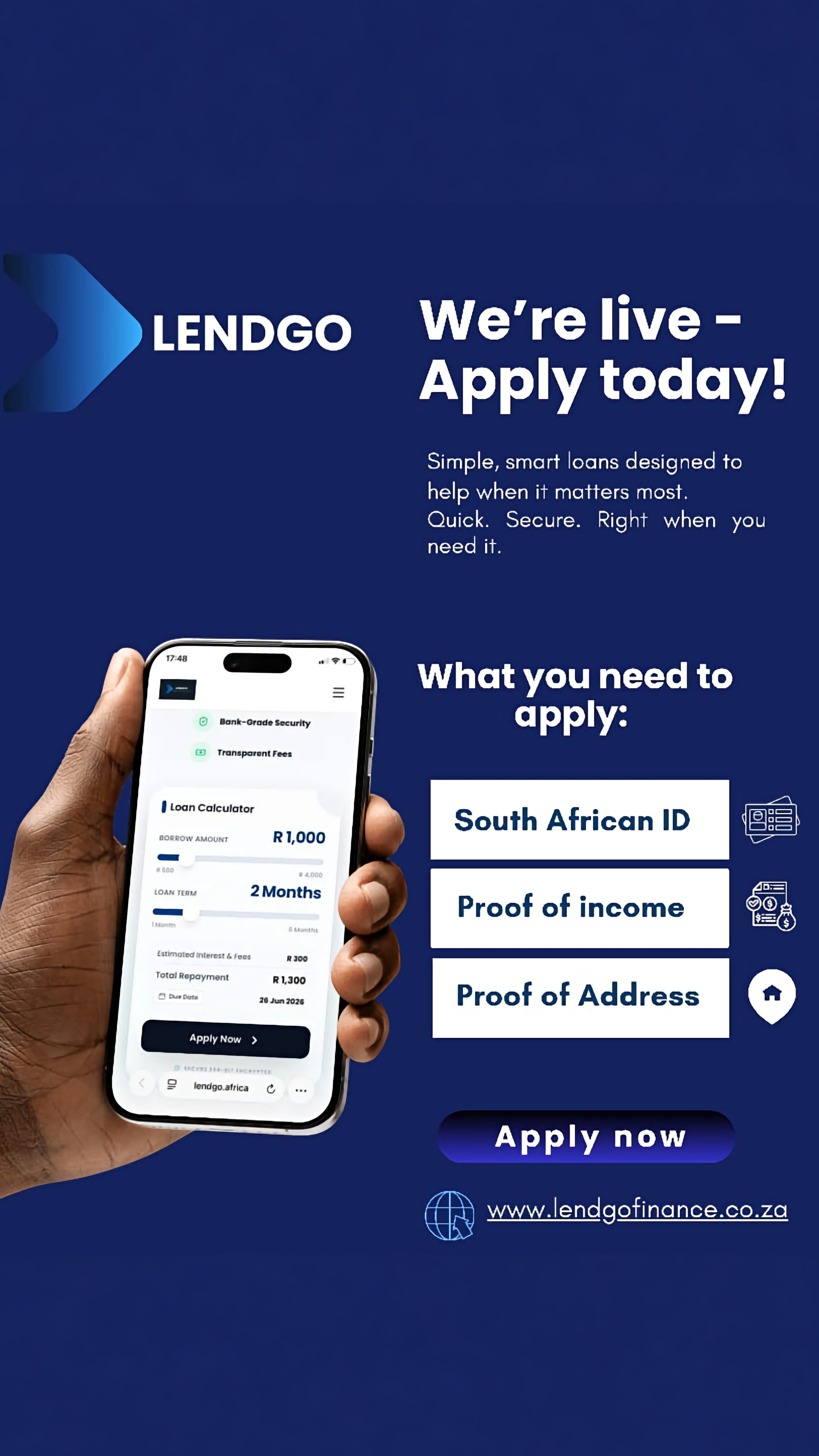 LendGo Facebook ad: LendGo - Personal Loans