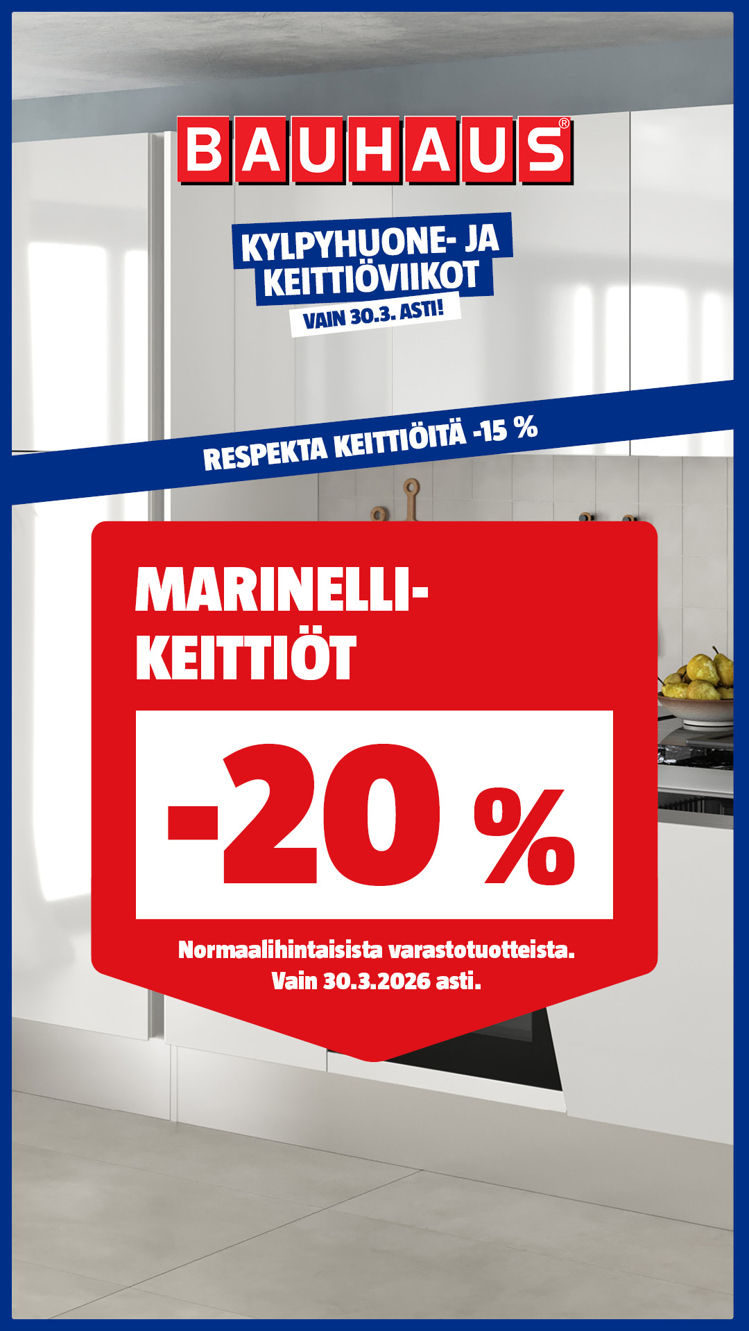 BAUHAUS Suomi Facebook ad