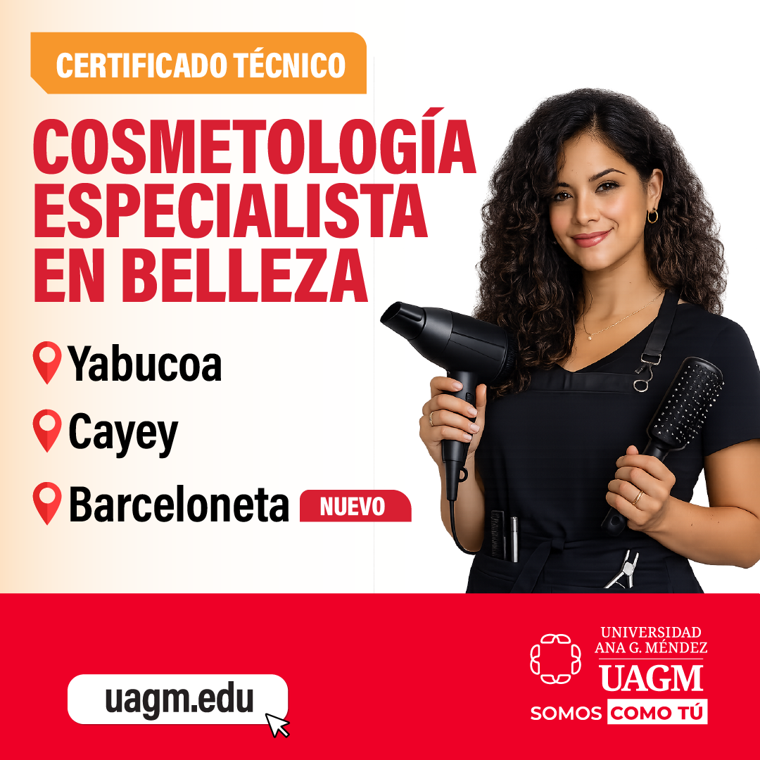 Universidad Ana G. Méndez Facebook ad from Feb 19, 2026