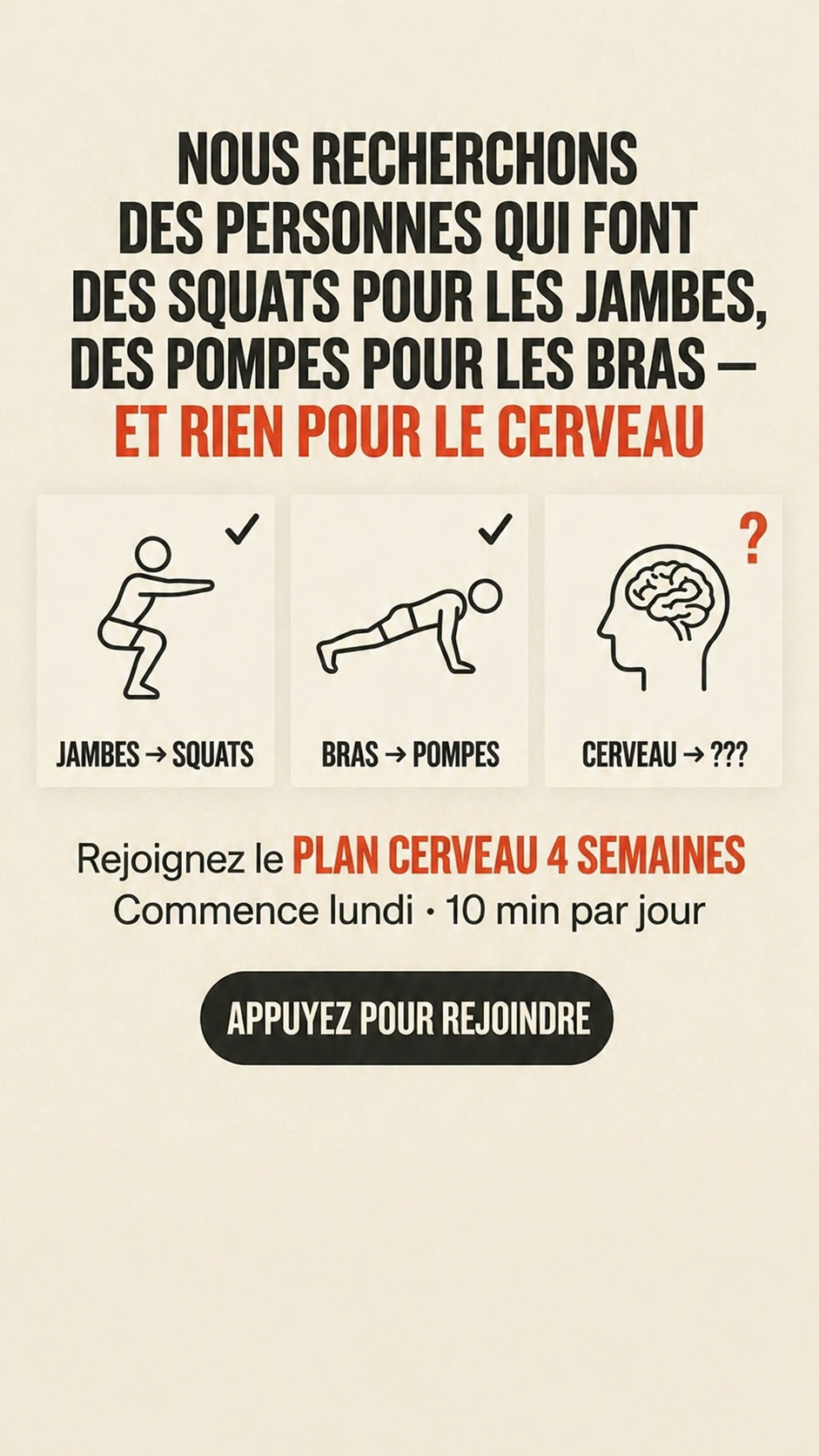 Impulse: Brain Training & Self-Discovery Facebook ad