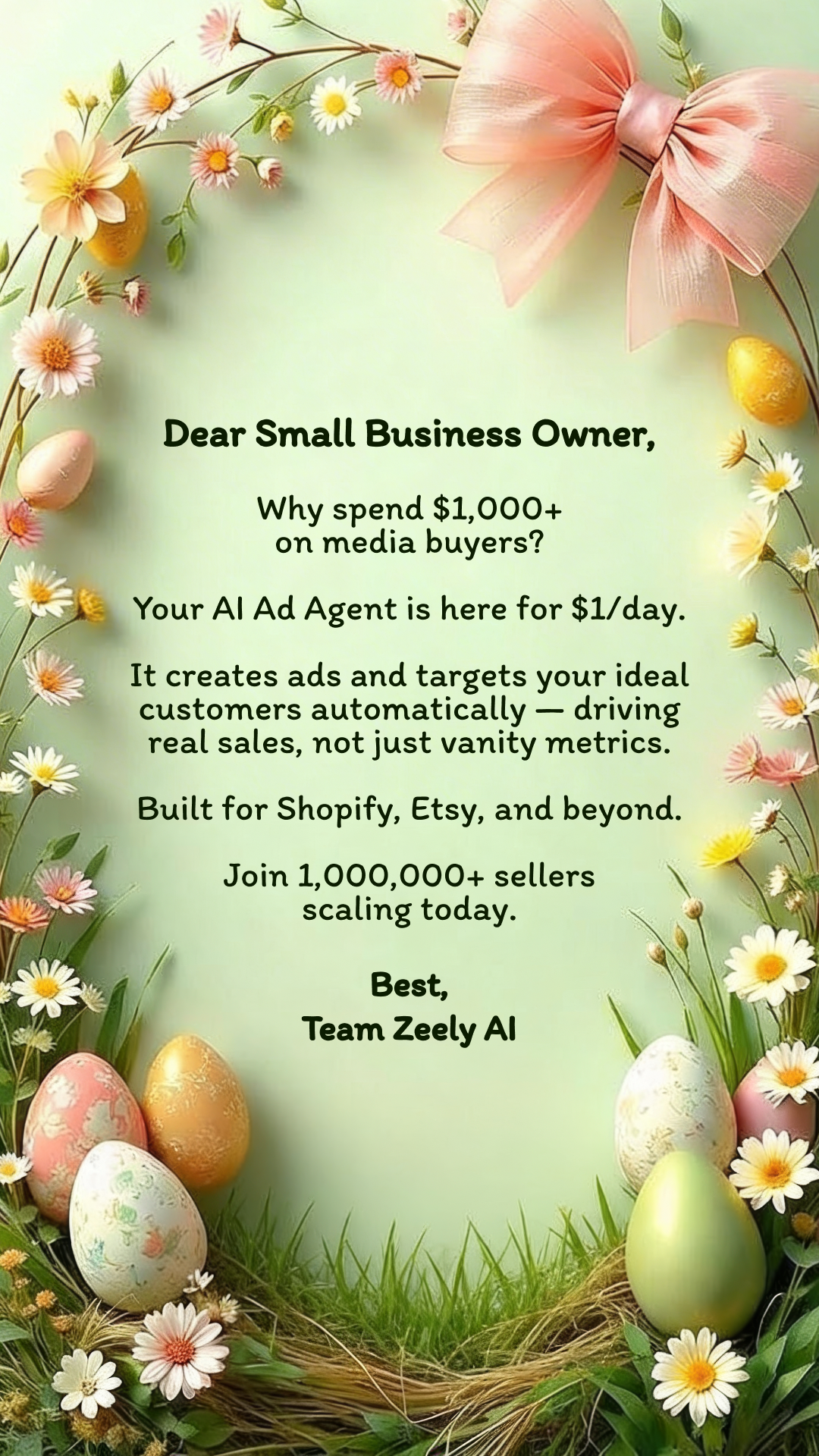 Zeely Facebook ad
