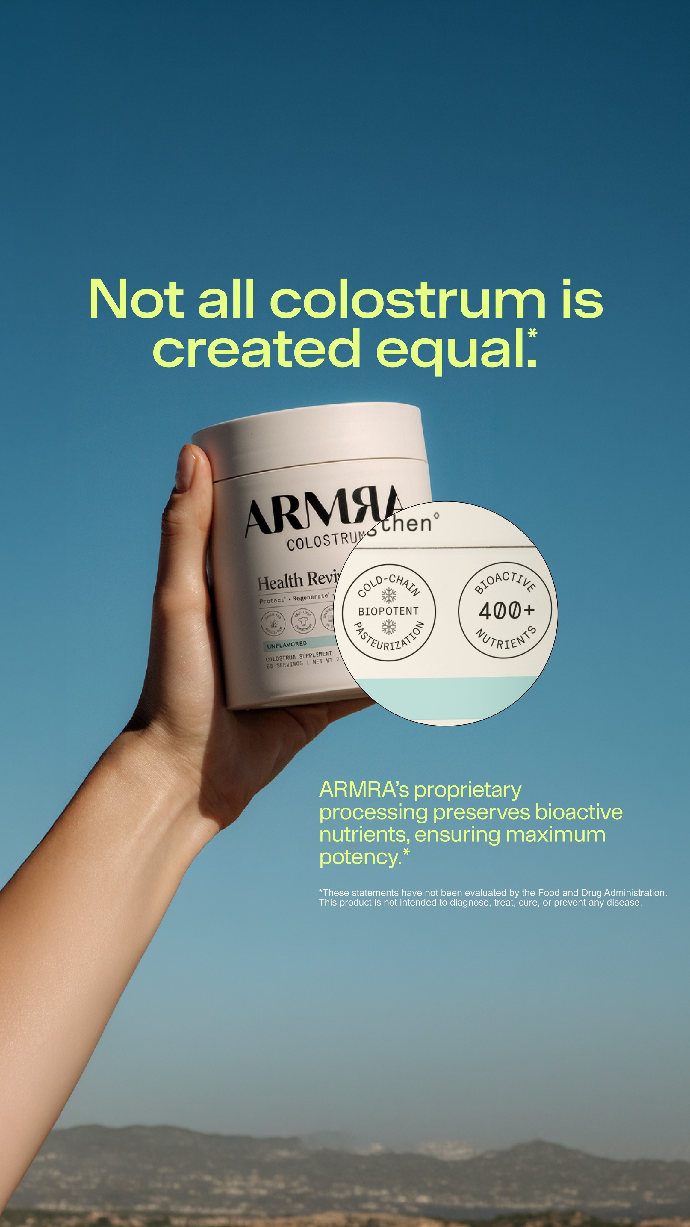 ARMRA Facebook ad